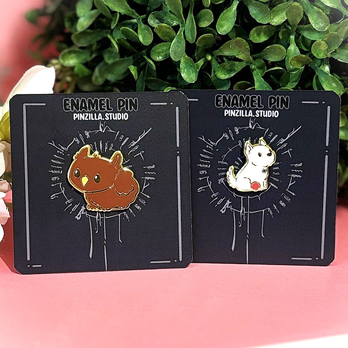 SCRATCH & OWLBEAR Baldur's Gate 3 inspired hard enamel BG3 PINS