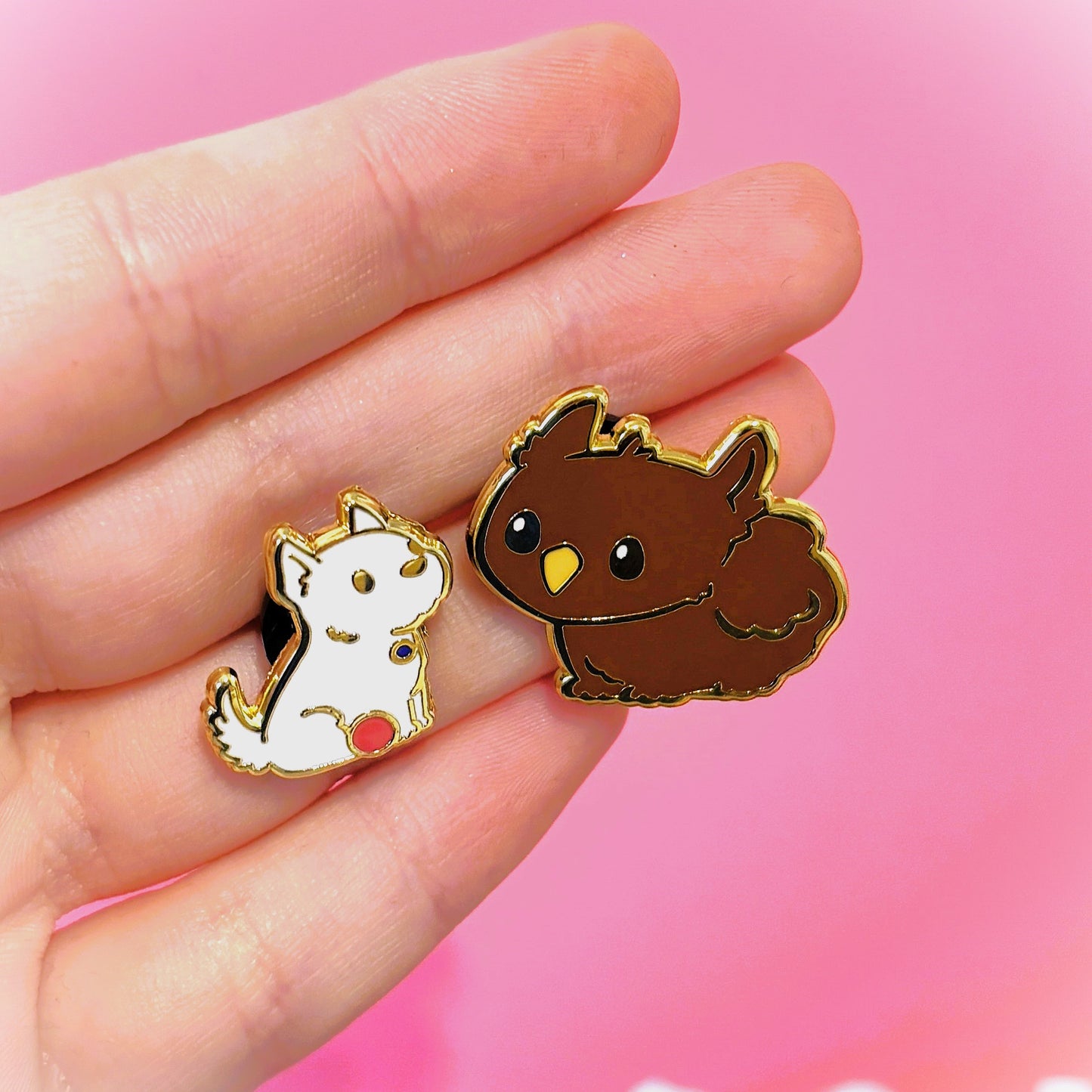 SCRATCH & OWLBEAR Baldur's Gate 3 inspired hard enamel BG3 PINS