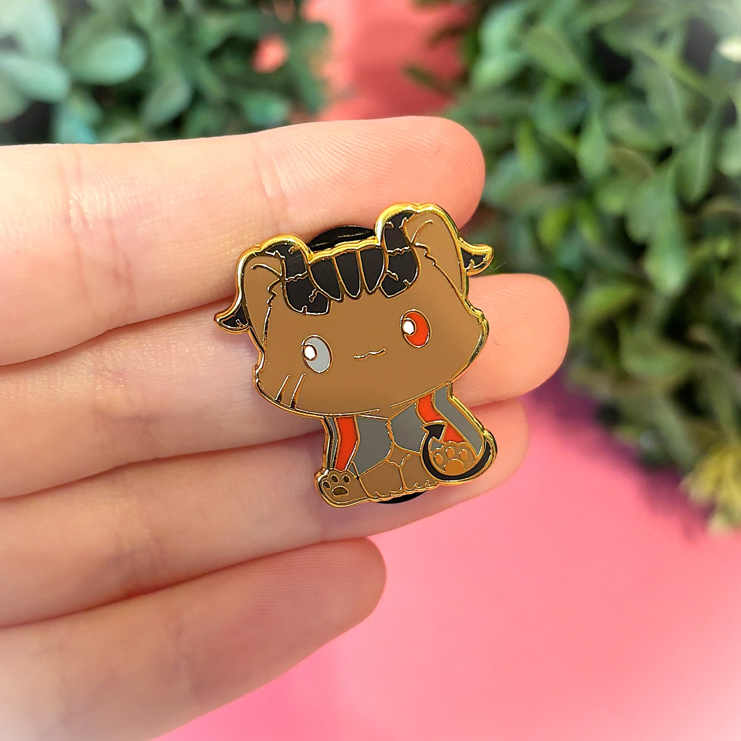 Wyll Baldur's Gate 3 Inspired Cat Hard Enamel Pin