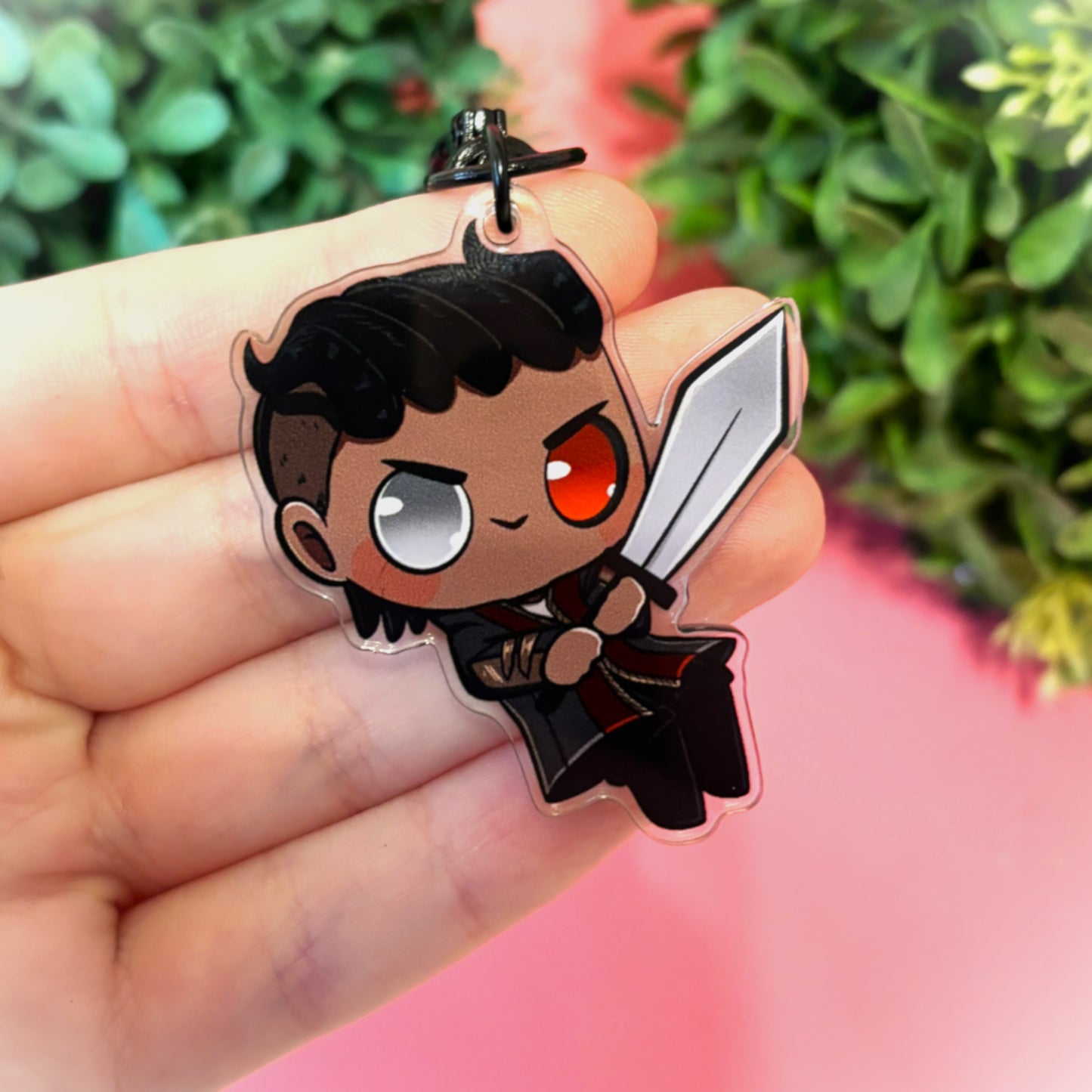 WYLL Baldur's Gate inspired Keychain (matching BG3 sticker available)