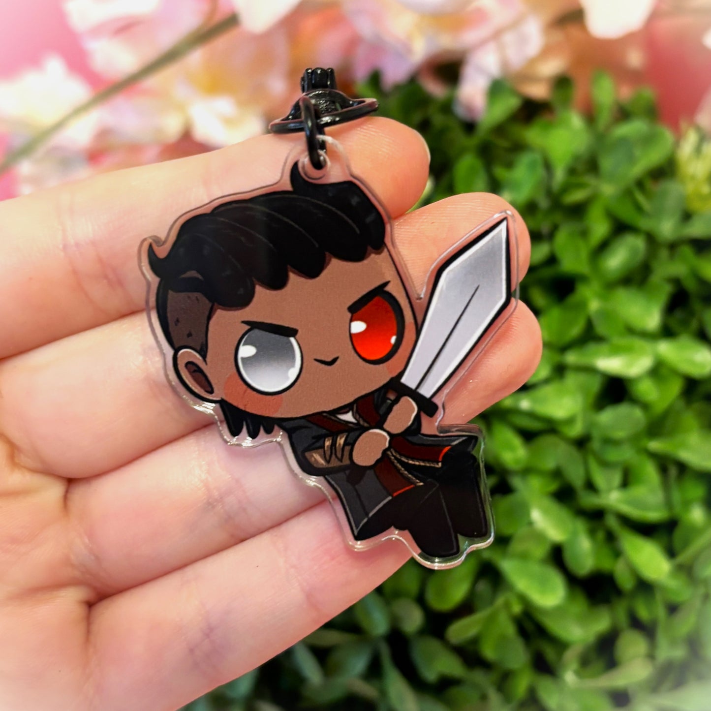WYLL Baldur's Gate inspired Keychain (matching BG3 sticker available)