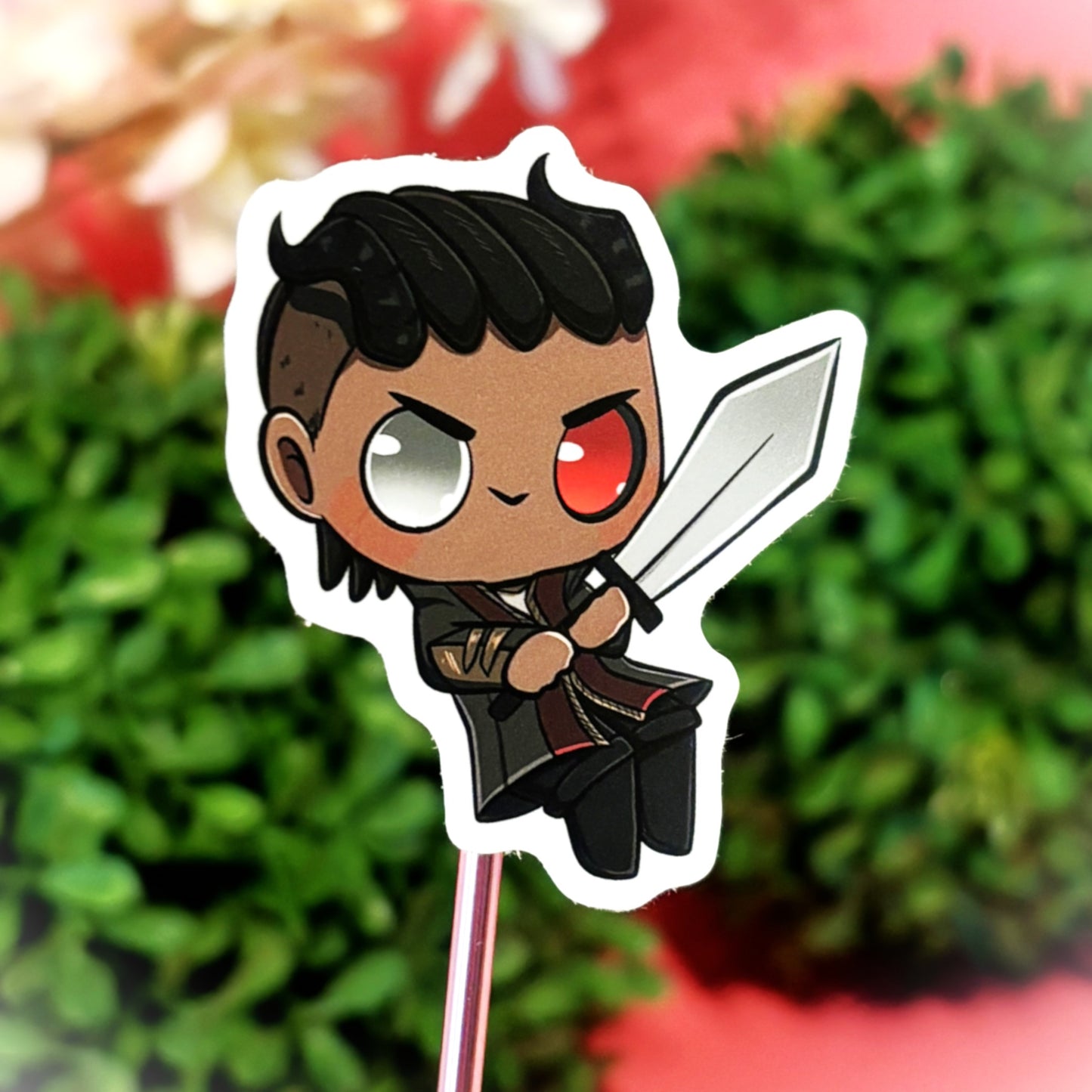 Wyll Baldur's Gate 3 inspired Sticker (matching BG3 keychain available)