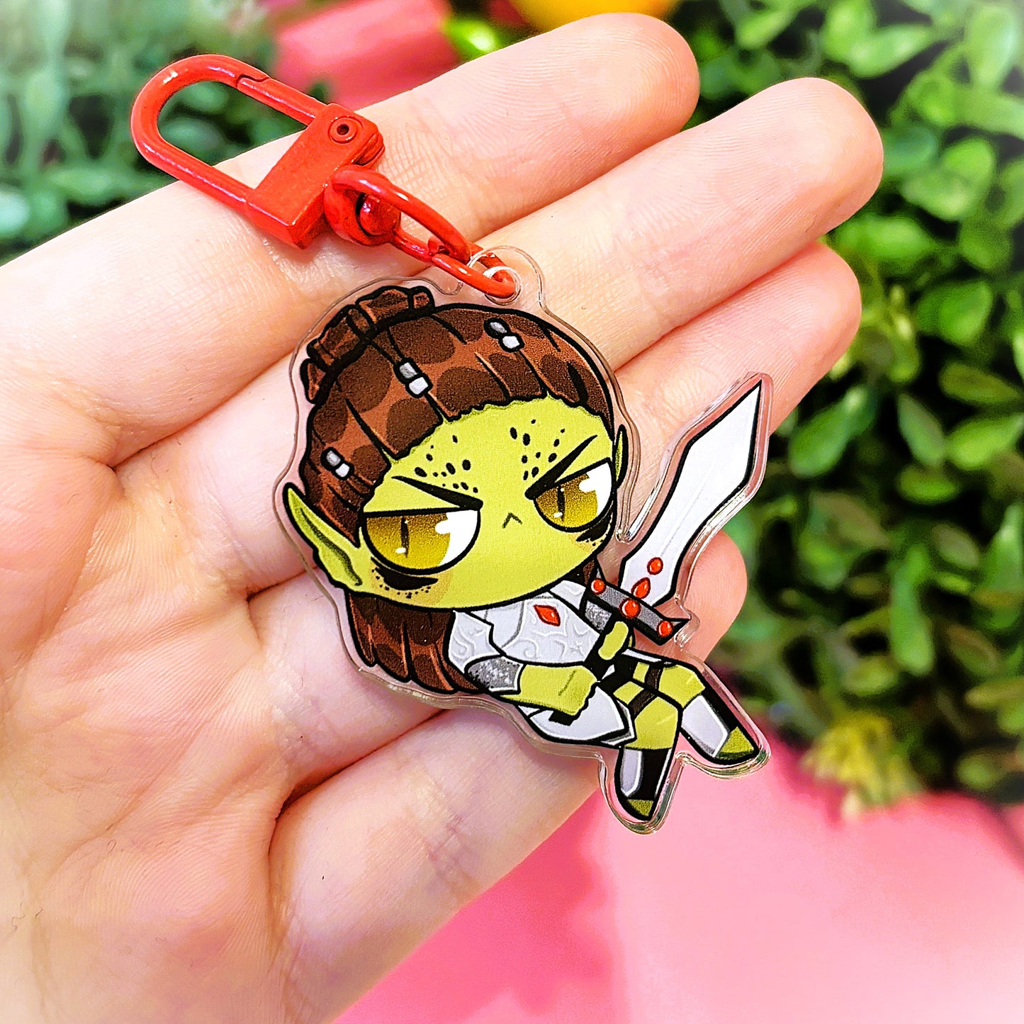 LAE'ZEL Baldur's Gate 3 inspired KEYCHAIN (matching Laezel BG3 sticker available)