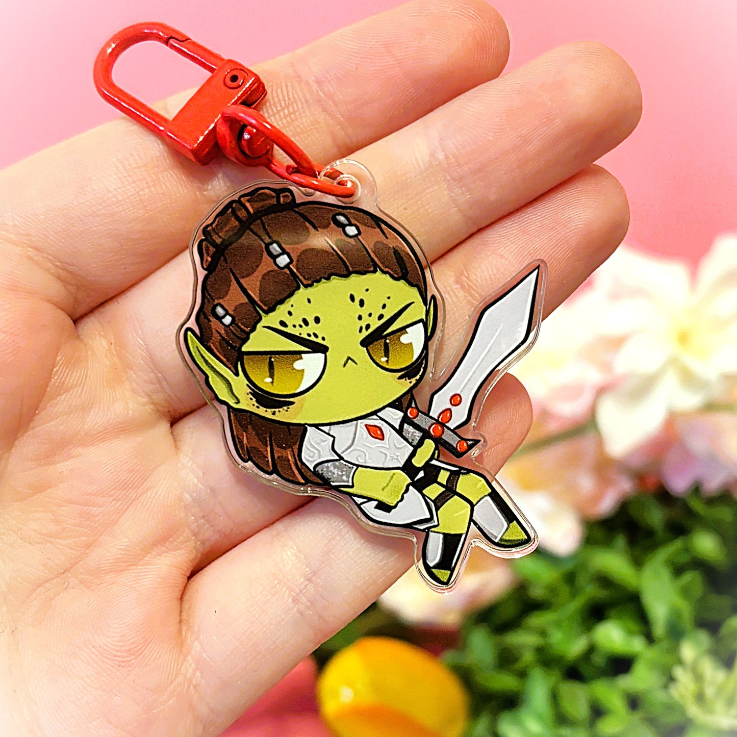 LAE'ZEL Baldur's Gate 3 inspired KEYCHAIN (matching Laezel BG3 sticker available)