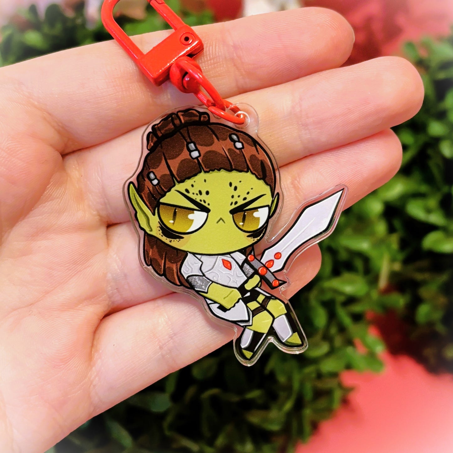 LAE'ZEL Baldur's Gate 3 inspired KEYCHAIN (matching Laezel BG3 sticker available)