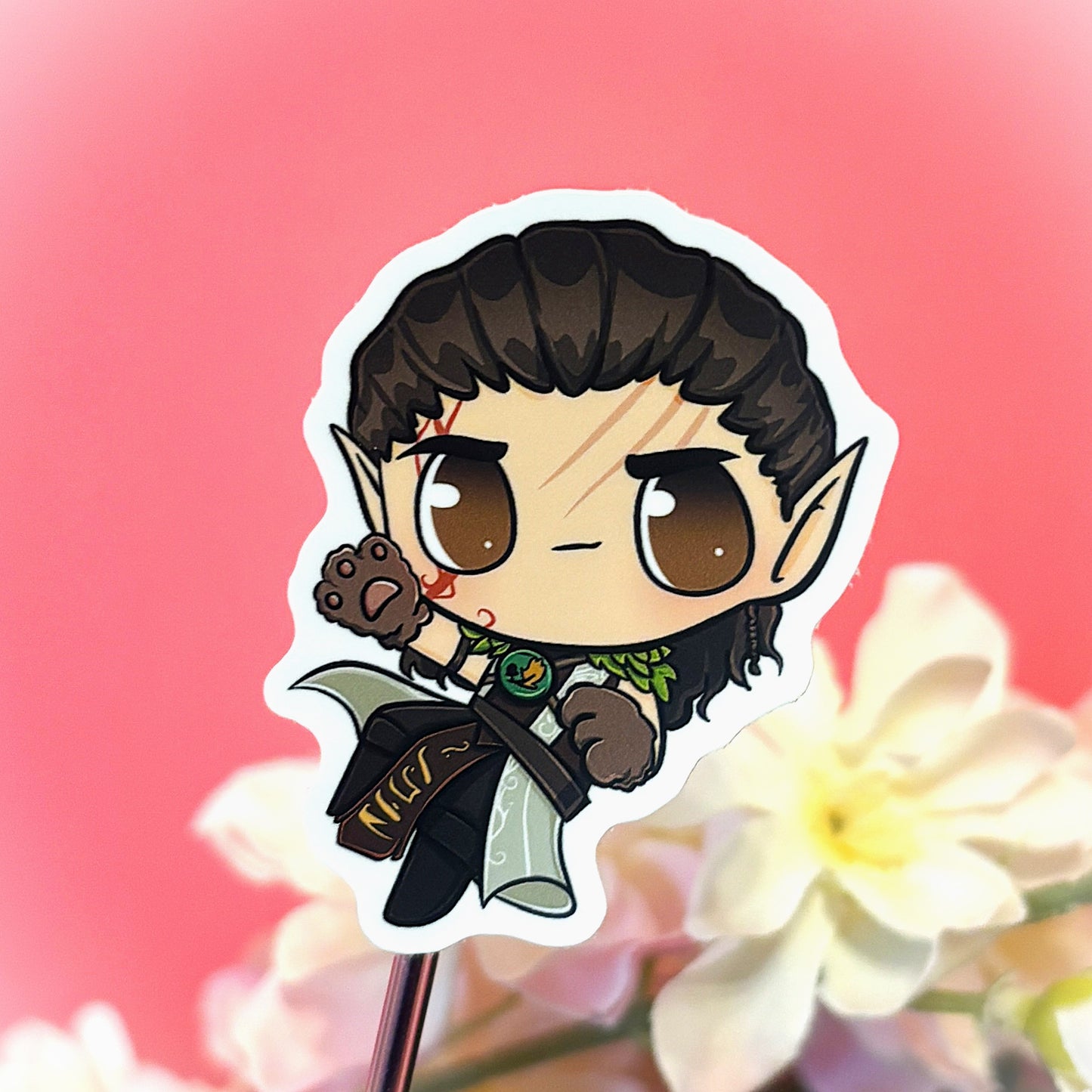 HALSIN Baldur's Gate inspired STICKER (matching BG3 keychain available)