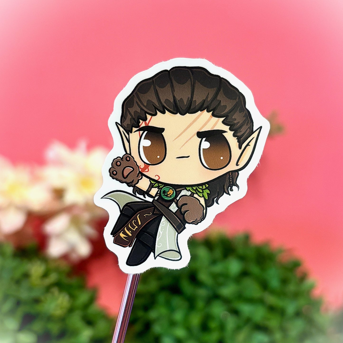 HALSIN Baldur's Gate inspired STICKER (matching BG3 keychain available)