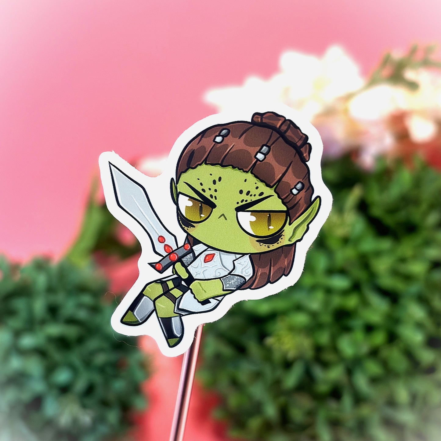 LAE'ZEL Baldur's Gate 3 inspired STICKER (matching Laezel BG3 keychain available)