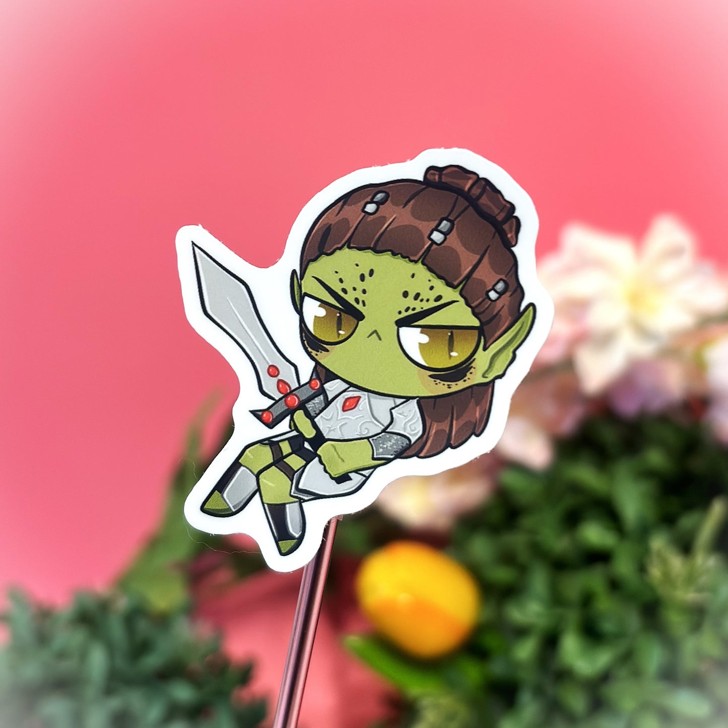 LAE'ZEL Baldur's Gate 3 inspired STICKER (matching Laezel BG3 keychain available)