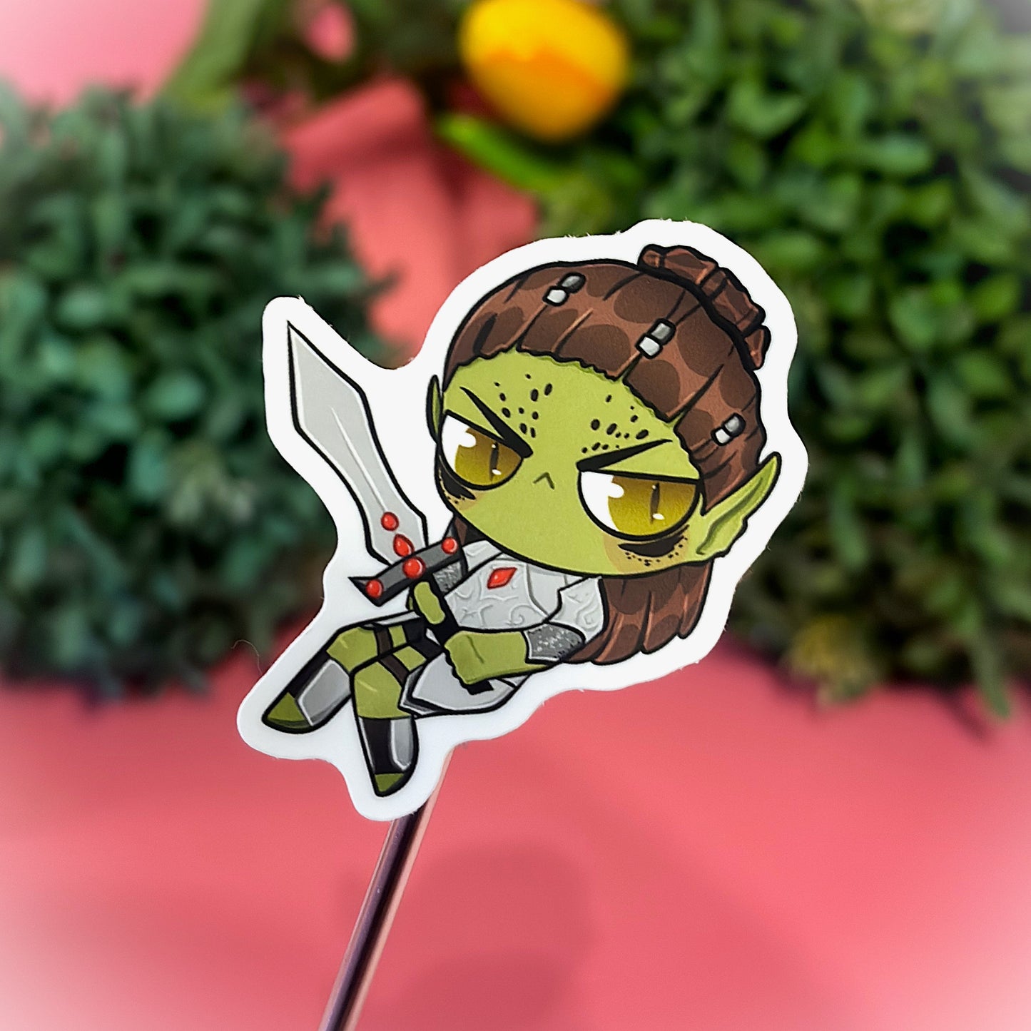 LAE'ZEL Baldur's Gate 3 inspired STICKER (matching Laezel BG3 keychain available)