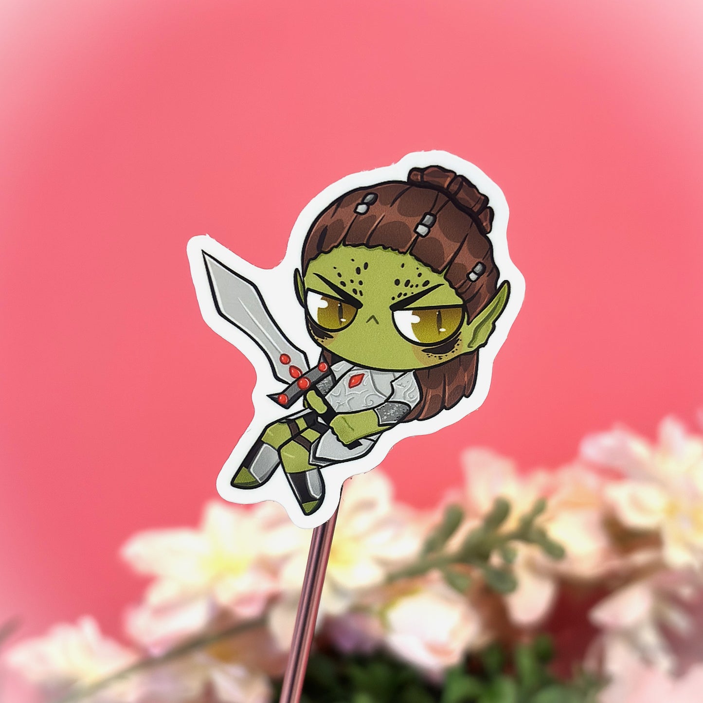 LAE'ZEL Baldur's Gate 3 inspired STICKER (matching Laezel BG3 keychain available)