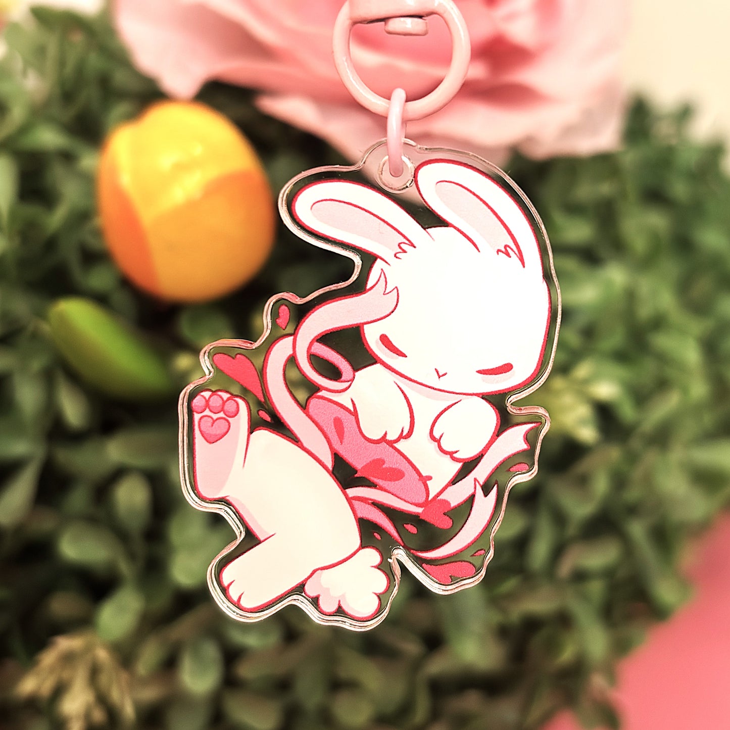 Love Bunny Light Gore Keychain – Whimsical With A Touch Of Wild!