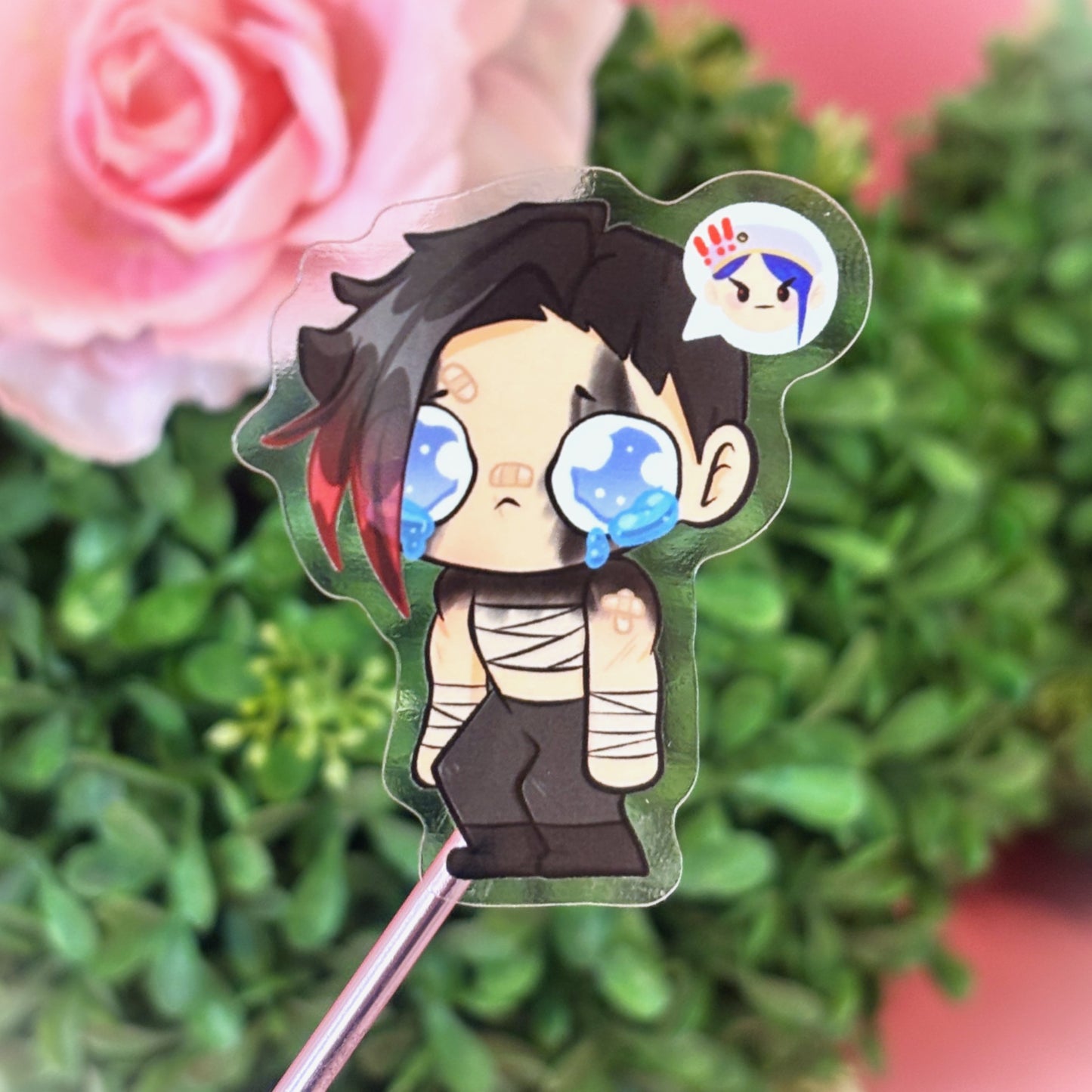 Vi Sticker – Emo Arcane Vibes in Transparent Vinyl
