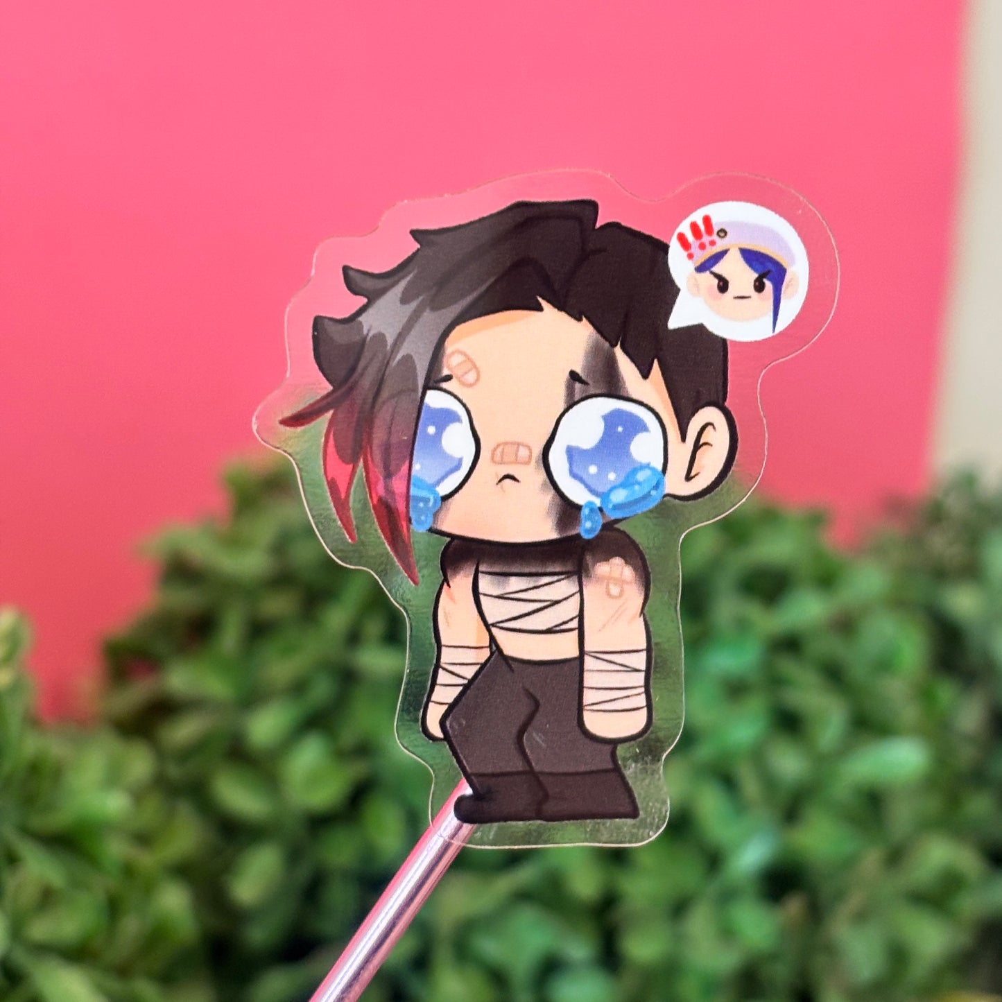 Vi Sticker – Emo Arcane Vibes in Transparent Vinyl