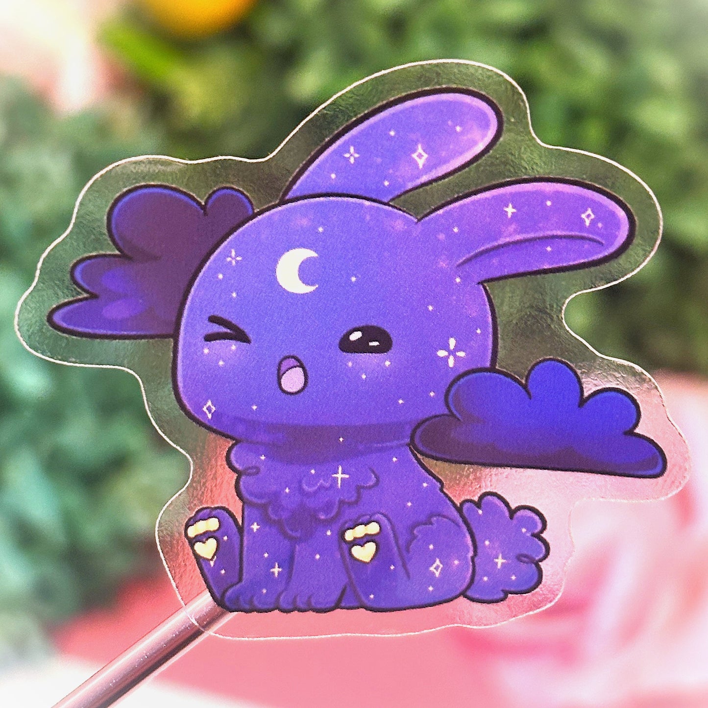 Moon Sleepy Bunny Sticker – Dreamy and Adorable!