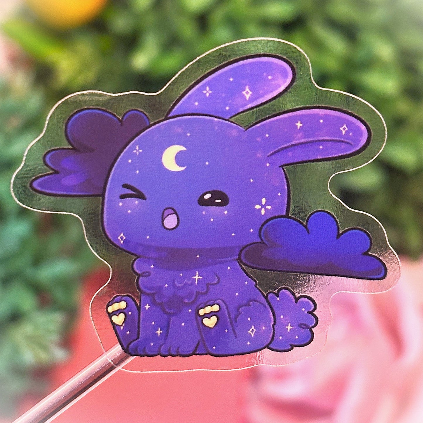 Moon Sleepy Bunny Sticker – Dreamy and Adorable!