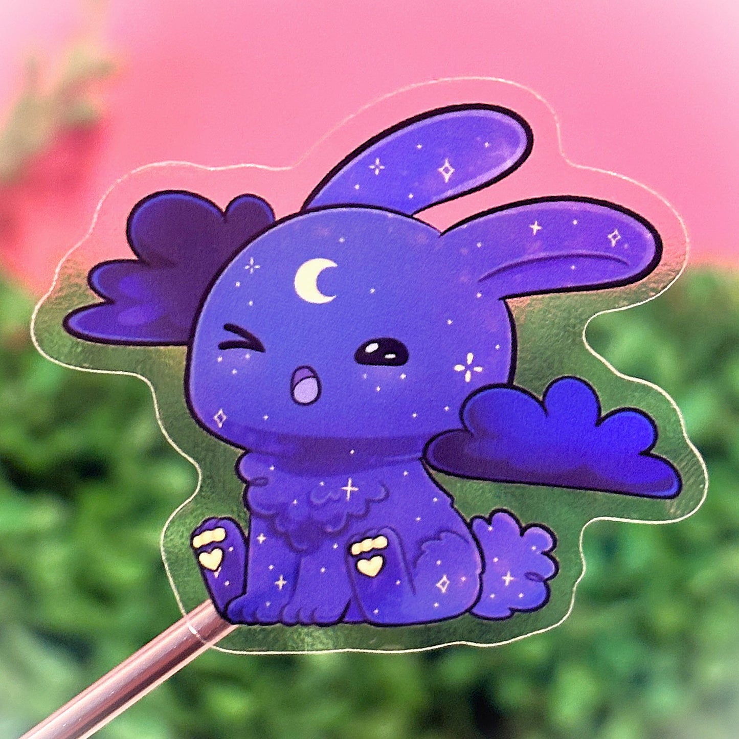 Moon Sleepy Bunny Sticker – Dreamy and Adorable!