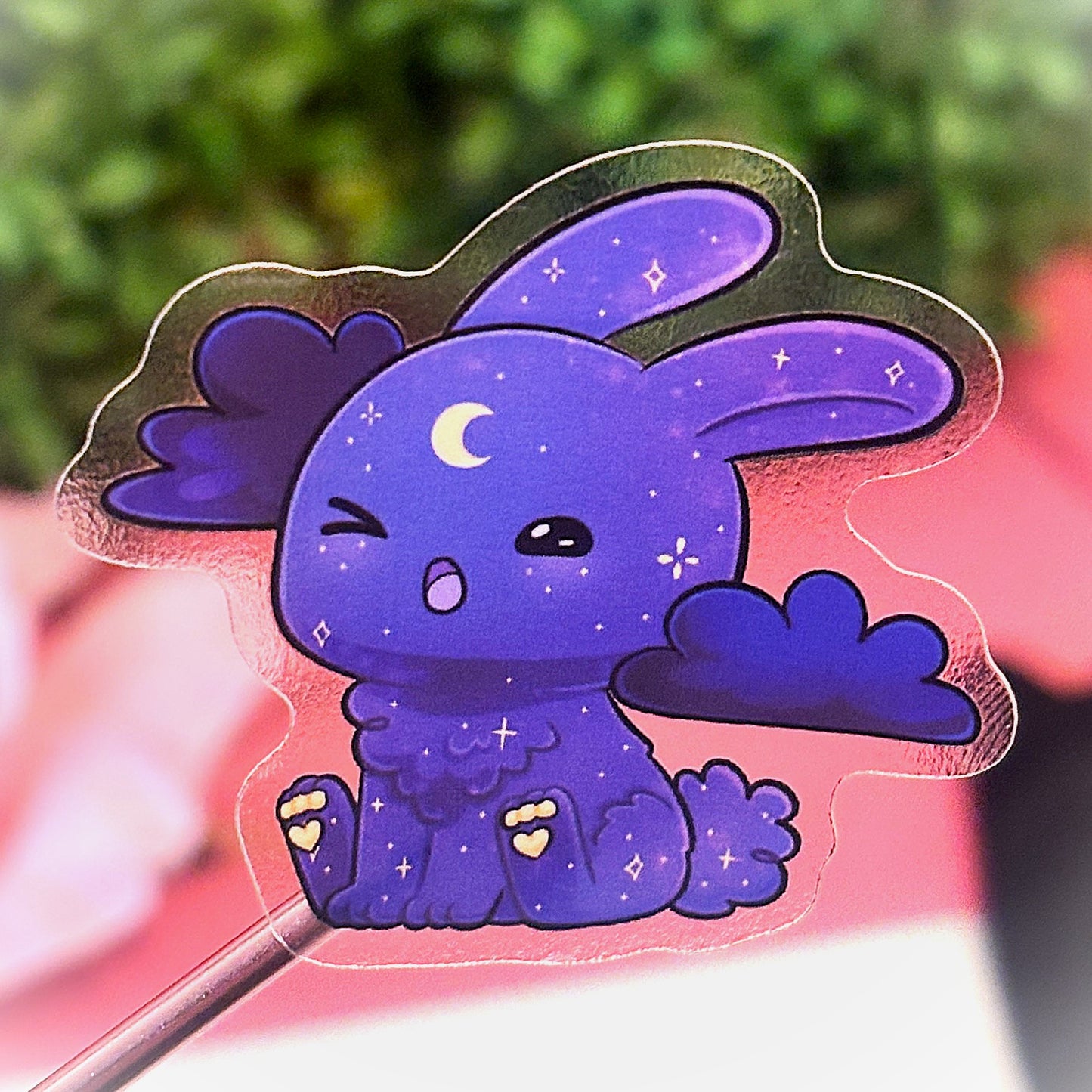 Moon Sleepy Bunny Sticker – Dreamy and Adorable!