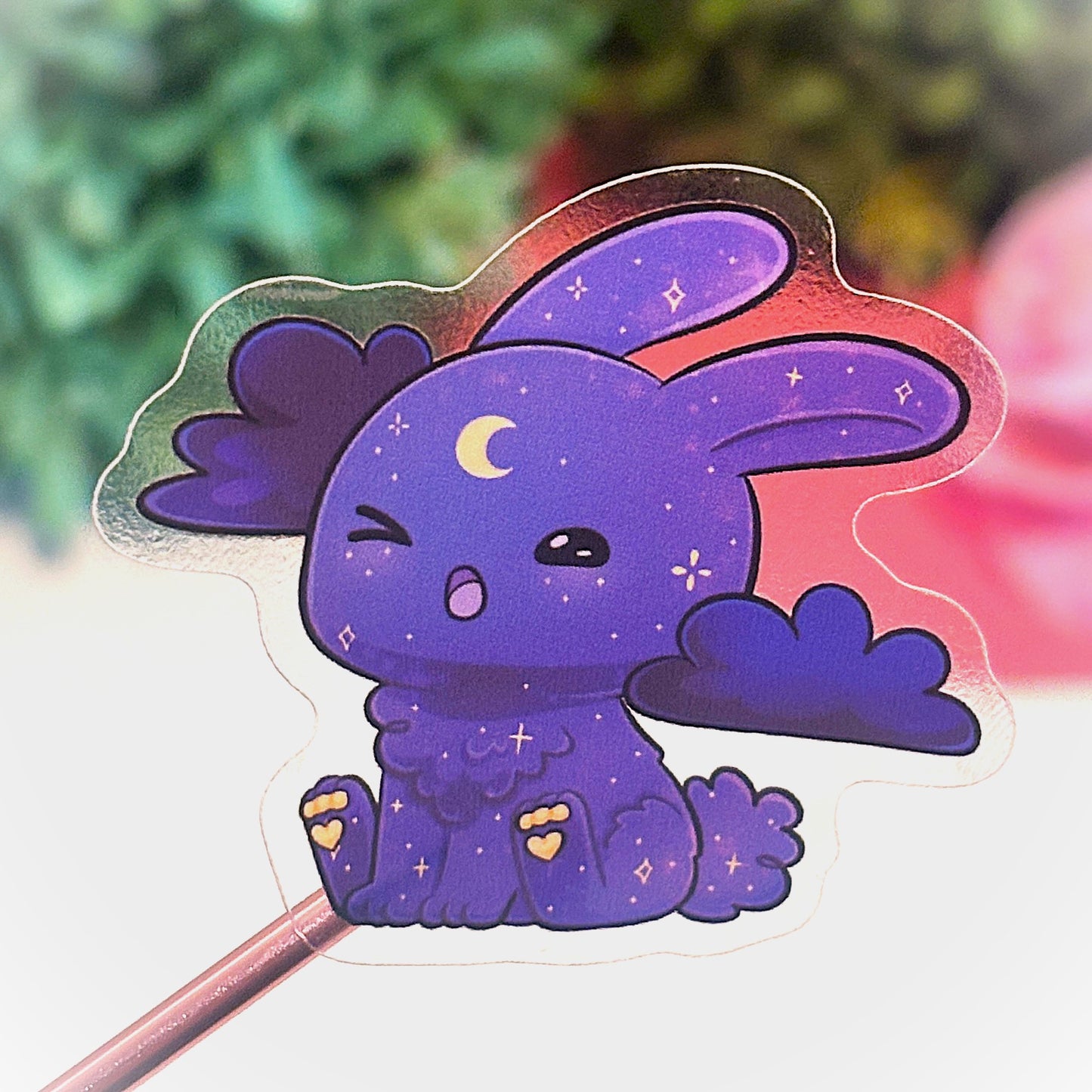 Moon Sleepy Bunny Sticker – Dreamy and Adorable!