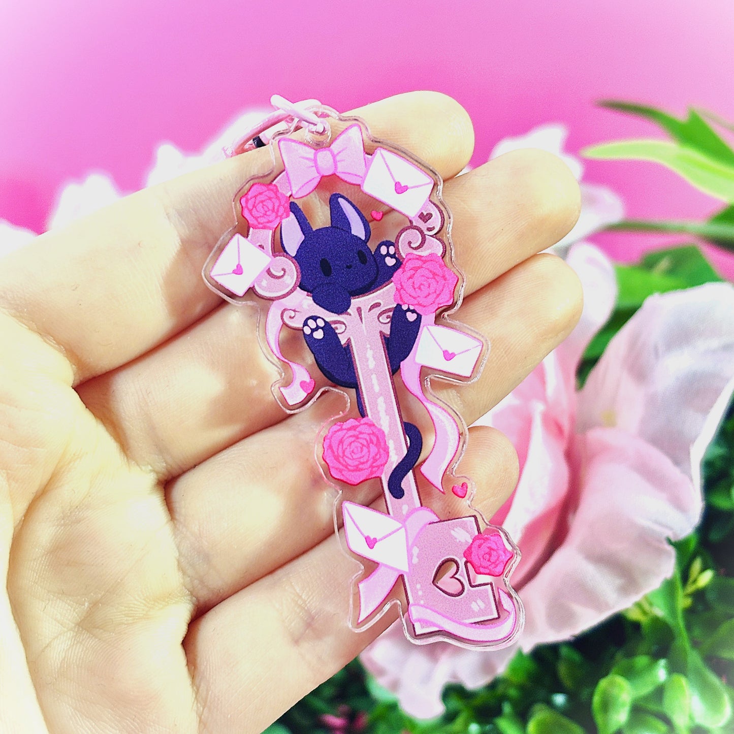 Magical Kiki's Cat Jiji Key Keychain – Inspired By Ghibli’s Kiki’s Delivery Service