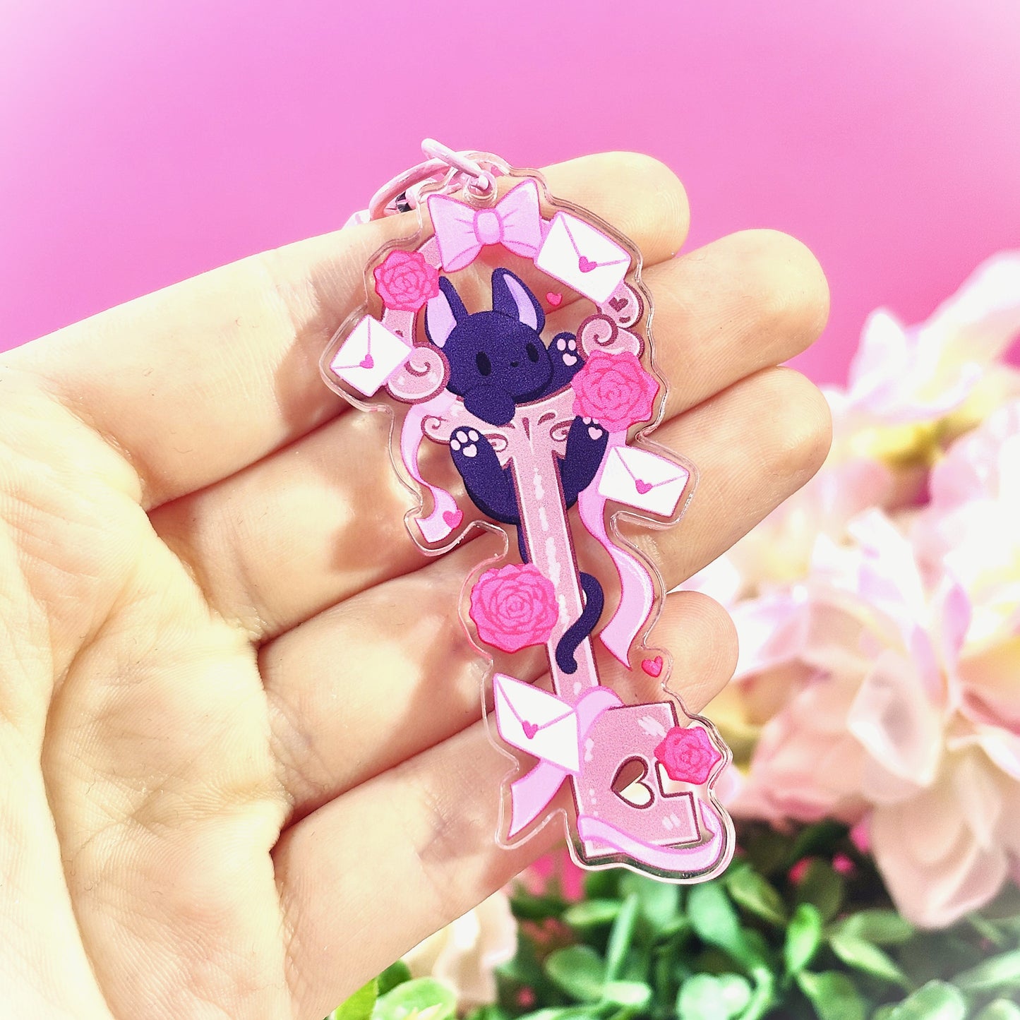 Magical Kiki's Cat Jiji Key Keychain – Inspired By Ghibli’s Kiki’s Delivery Service