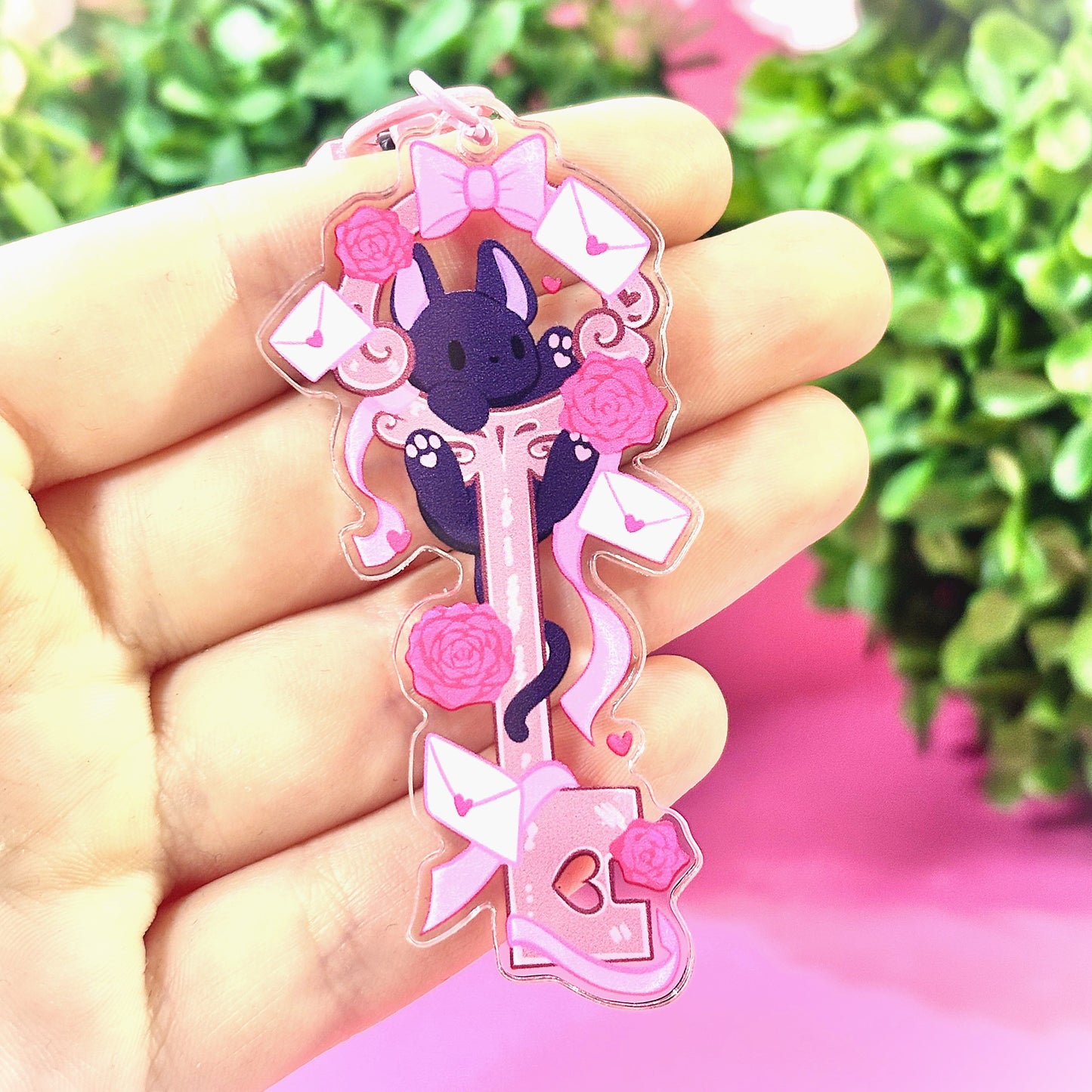 Magical Kiki's Cat Jiji Key Keychain – Inspired By Ghibli’s Kiki’s Delivery Service
