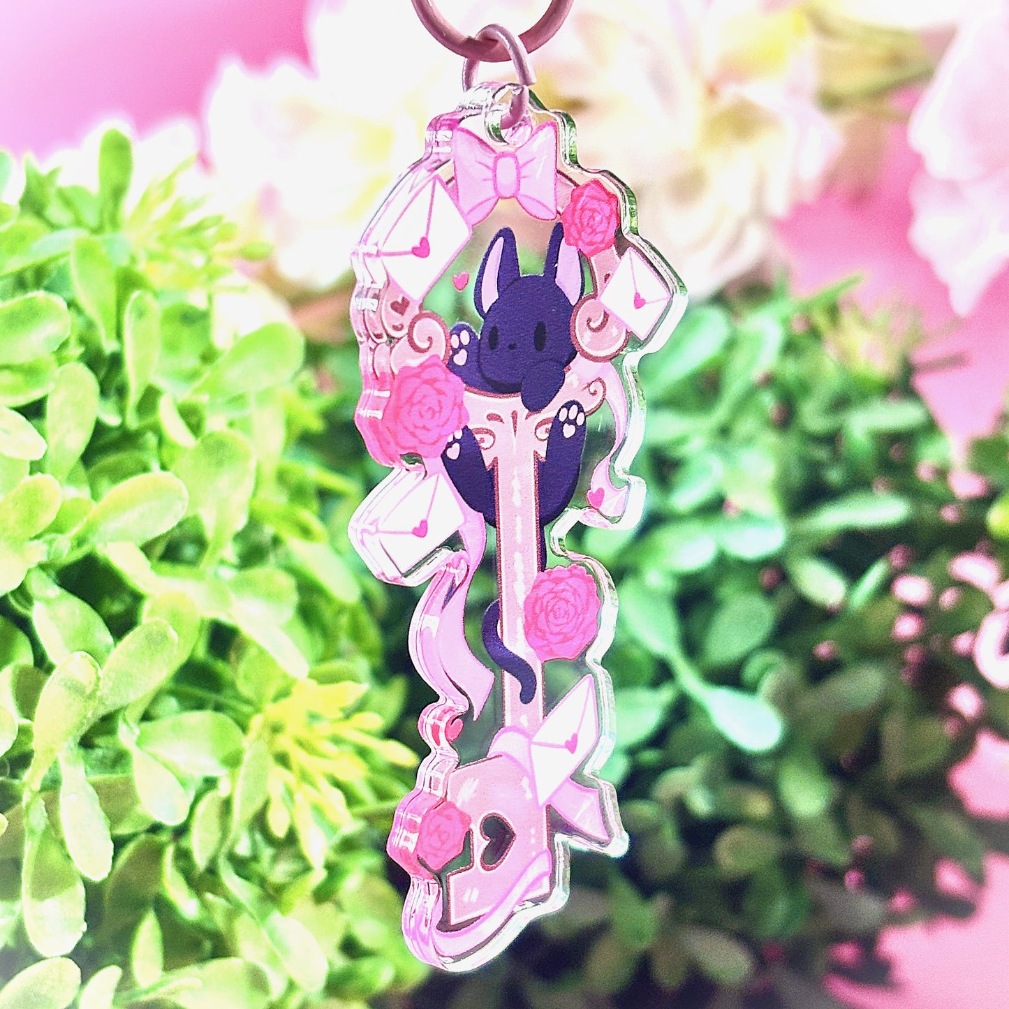 Magical Kiki's Cat Jiji Key Keychain – Inspired By Ghibli’s Kiki’s Delivery Service