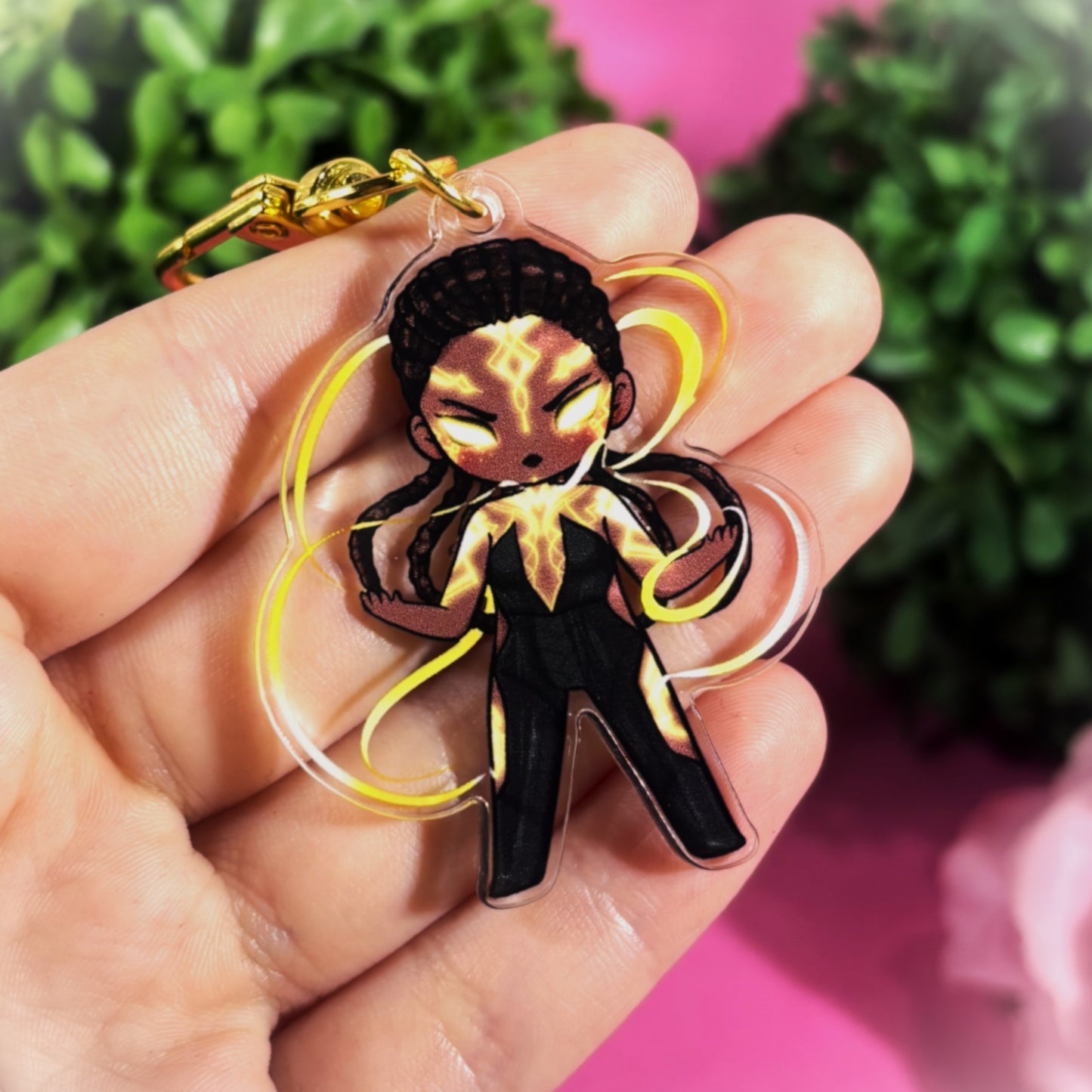 MEL Unleashing Her Radiant Powers KEYCHAIN – Inspired By Arcane