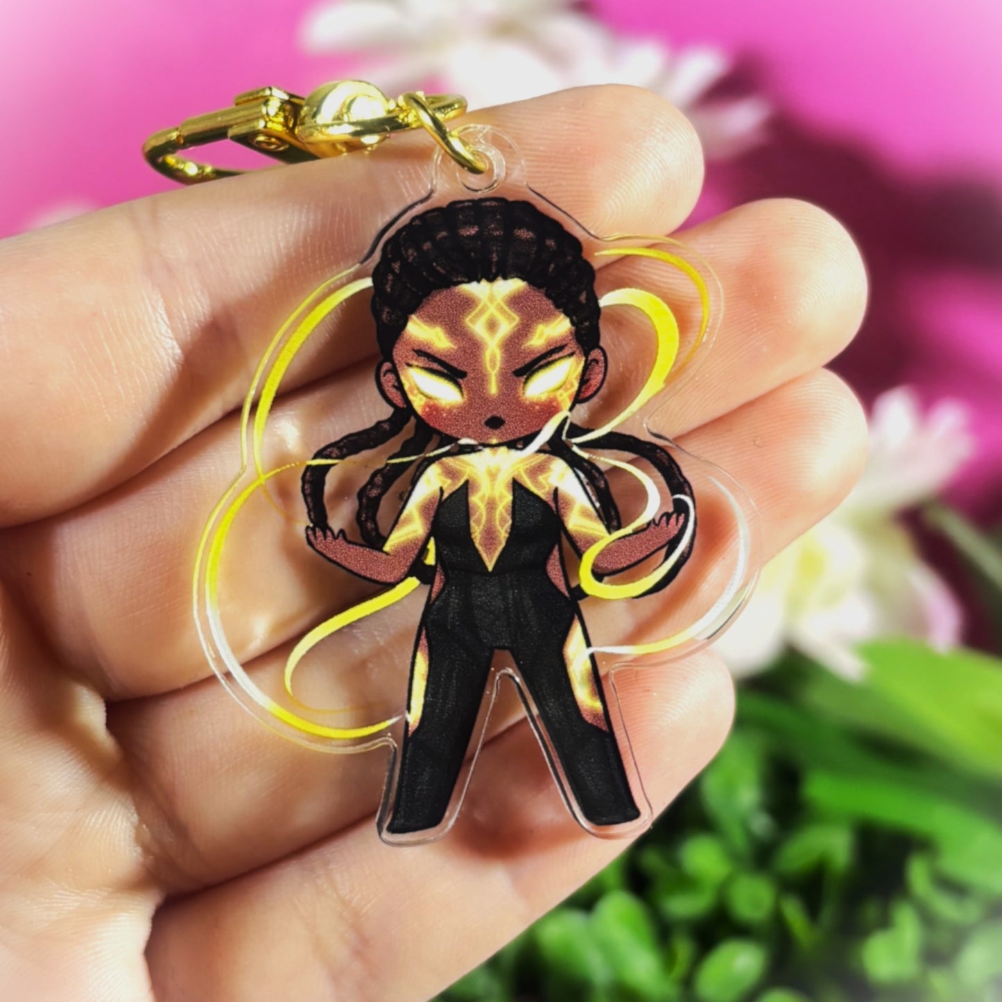 MEL Unleashing Her Radiant Powers KEYCHAIN – Inspired By Arcane