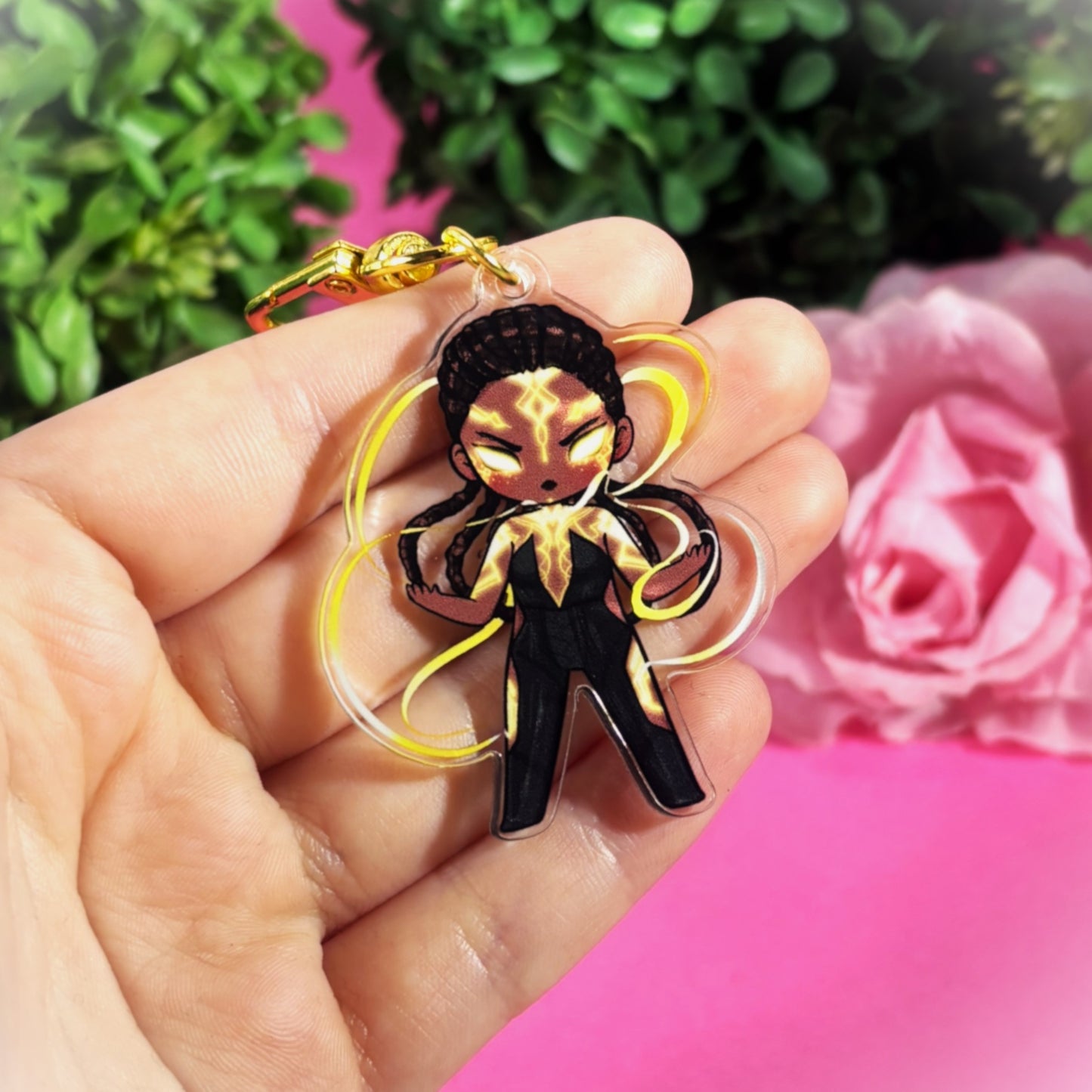 MEL Unleashing Her Radiant Powers KEYCHAIN – Inspired By Arcane