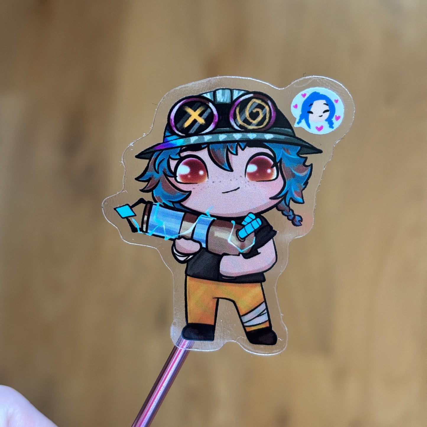 Isha Sticker – Transparent Vinyl