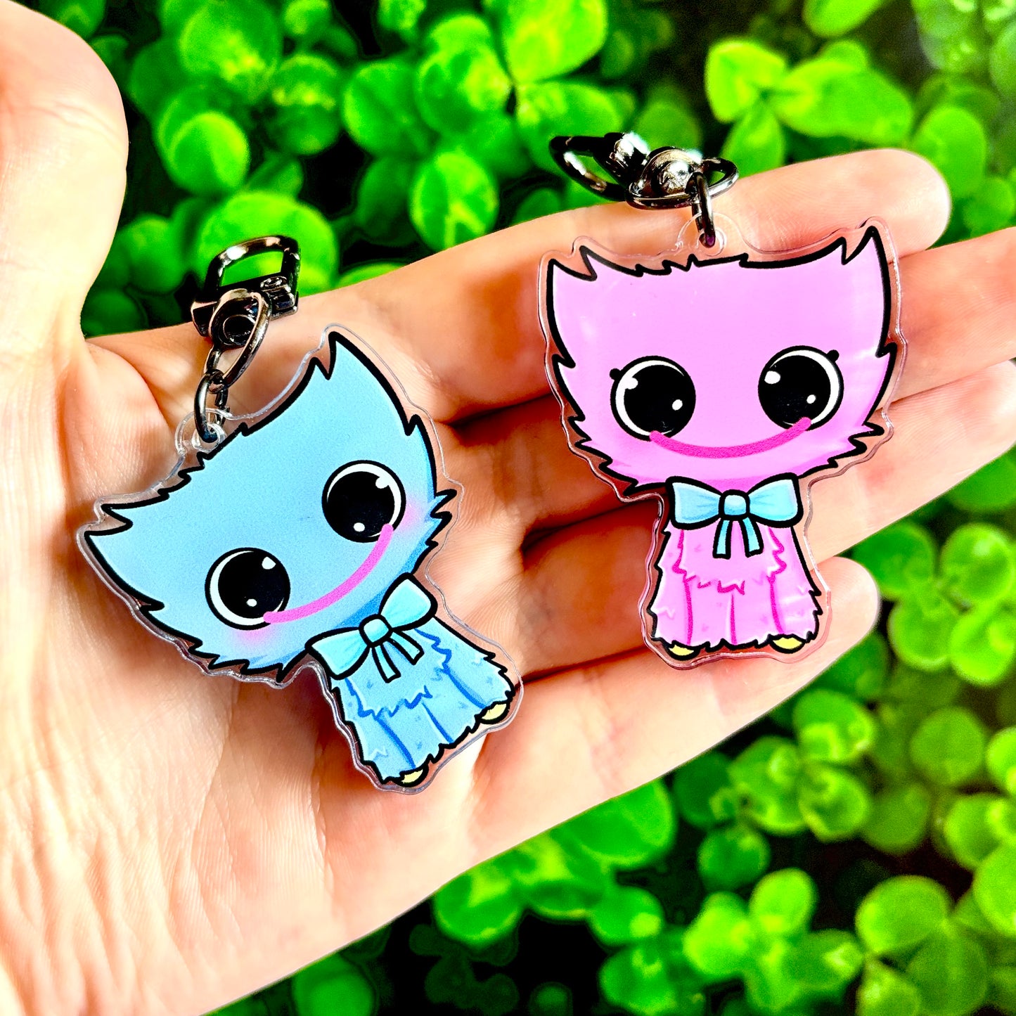 Huggy Wuggy & Kissy Missy Keychains