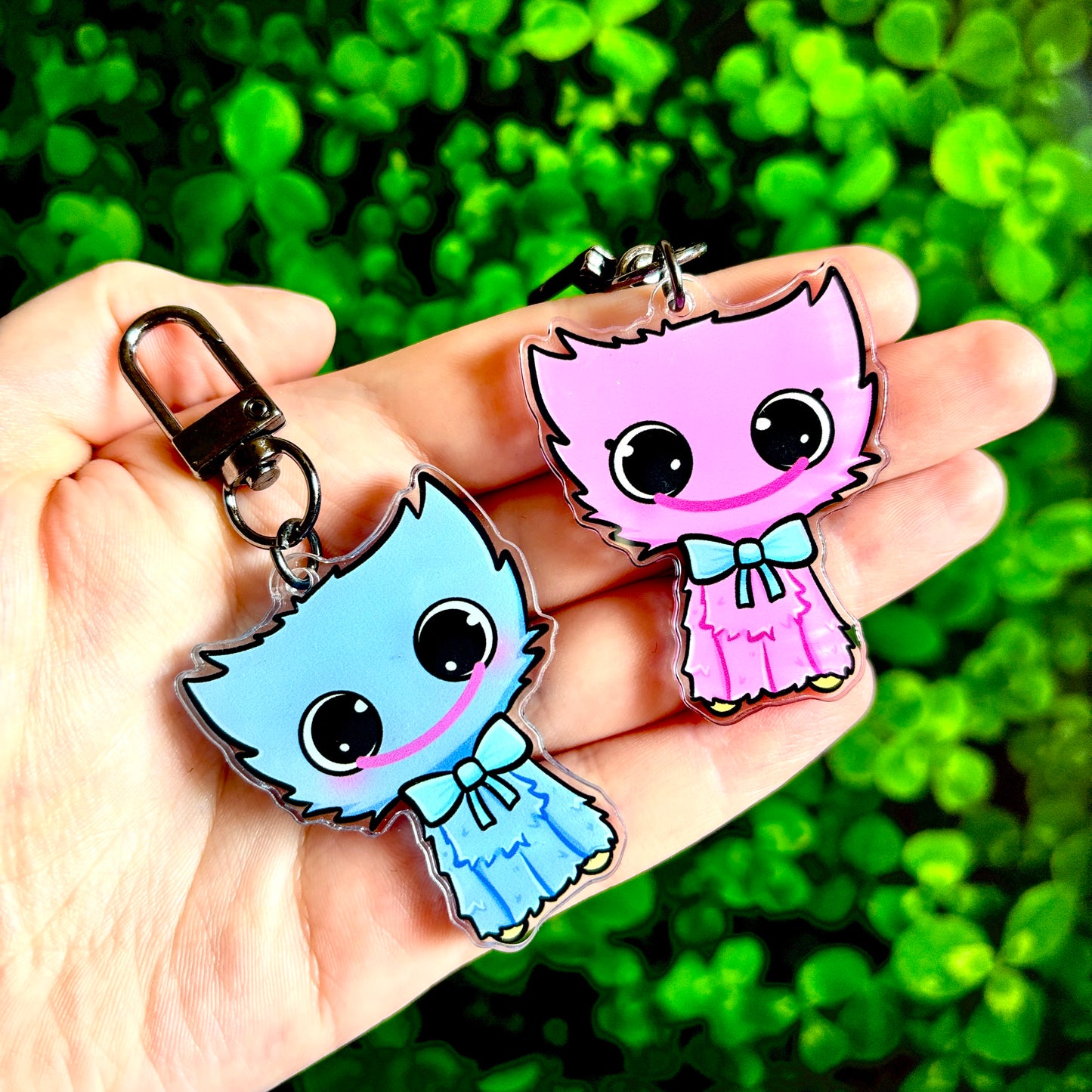 Huggy Wuggy & Kissy Missy Keychains
