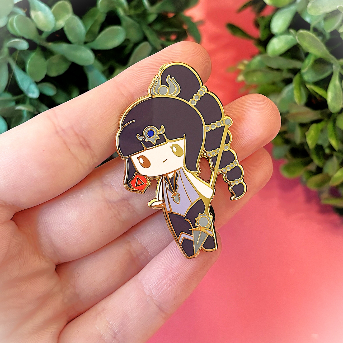 Shadowheart Baldur's Gate 3 Inspired Hard Enamel Pin