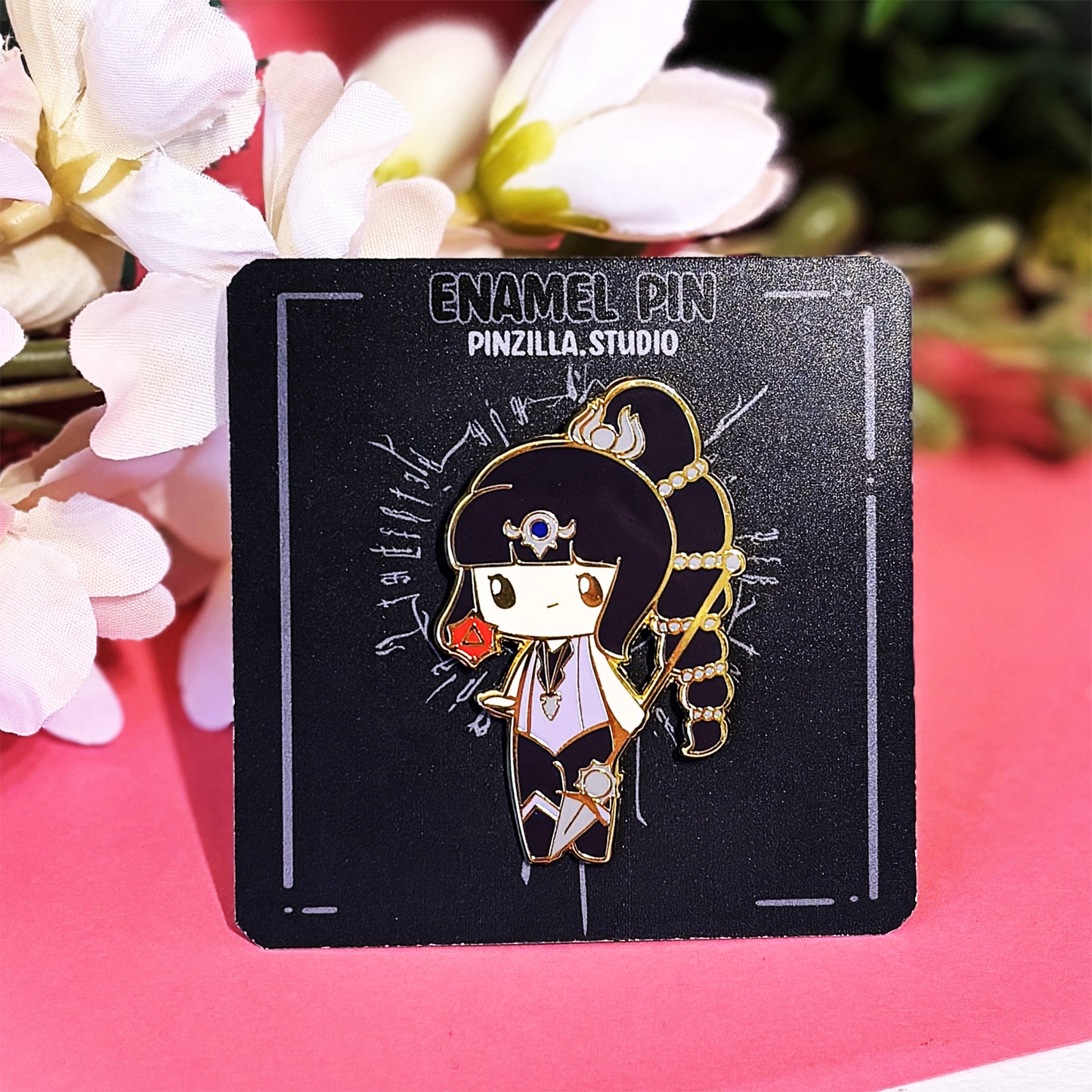 Shadowheart Baldur's Gate 3 Inspired Hard Enamel Pin