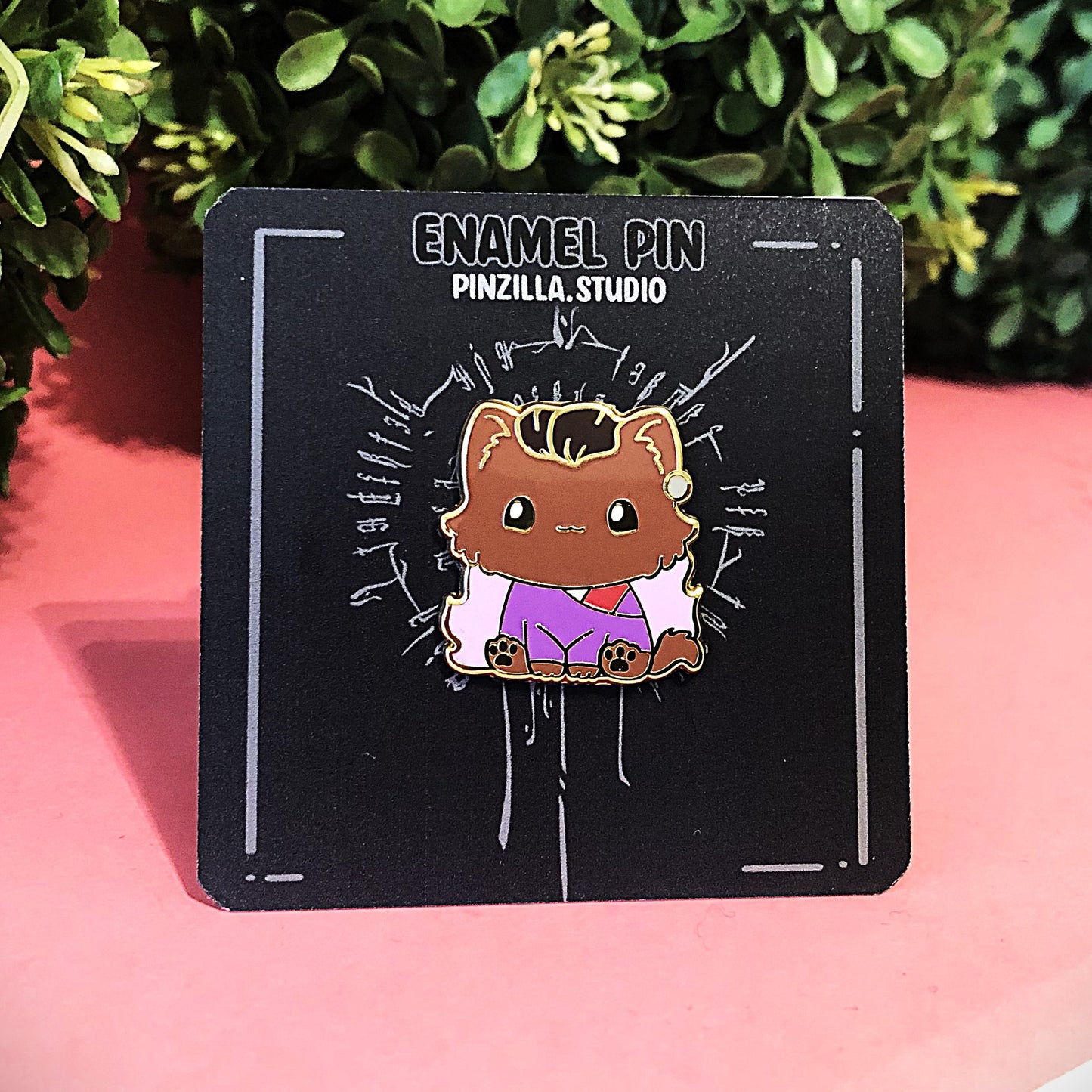 GALE Baldur's Gate 3 Inspired Cat Version Hard Enamel BG3 PIN