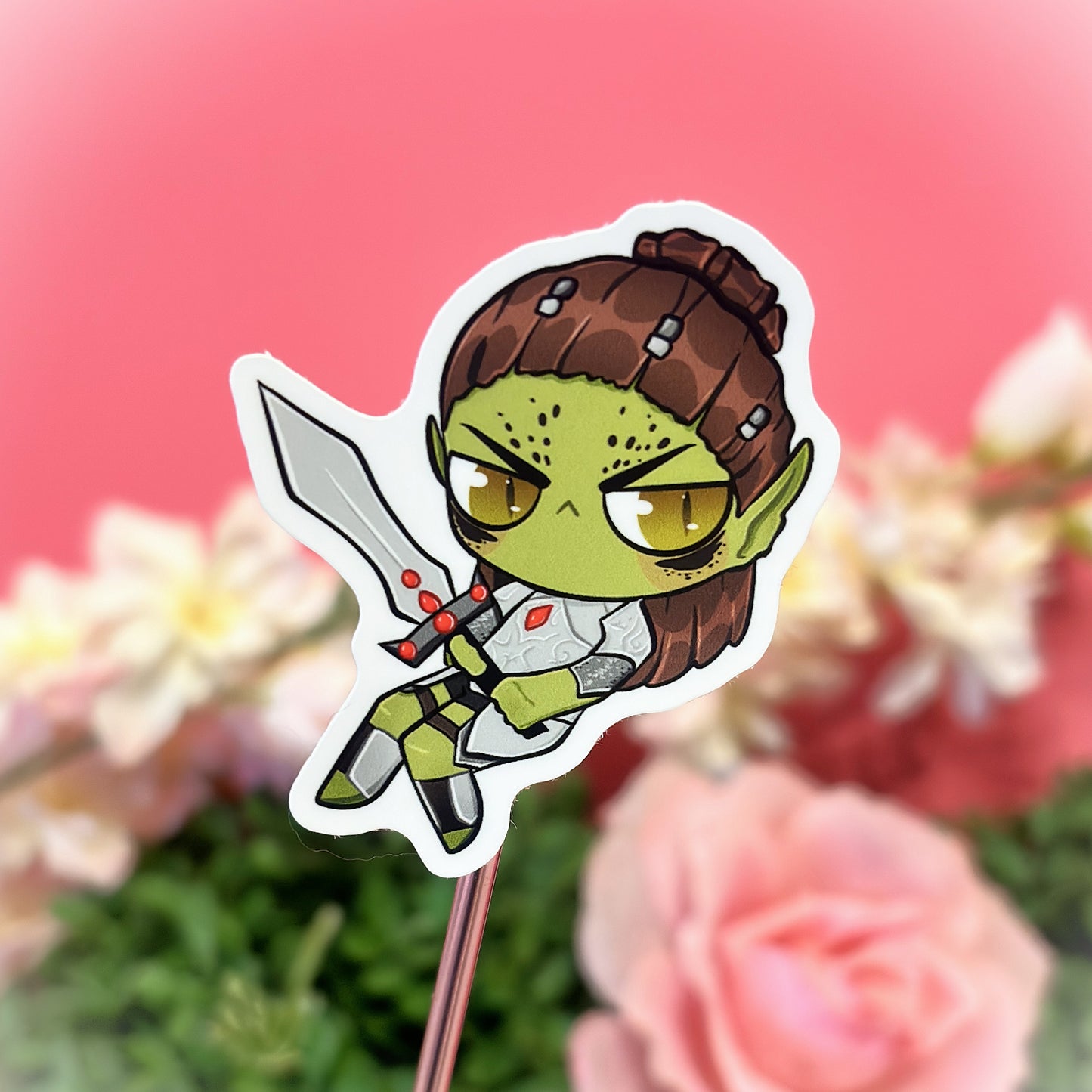 LAE'ZEL Baldur's Gate 3 inspired STICKER (matching Laezel BG3 keychain available)