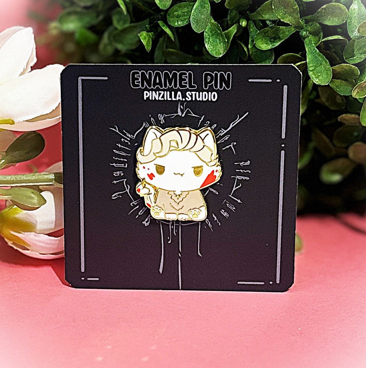 Astarion Cat - Baldur's Gate 3 Inspired Pin