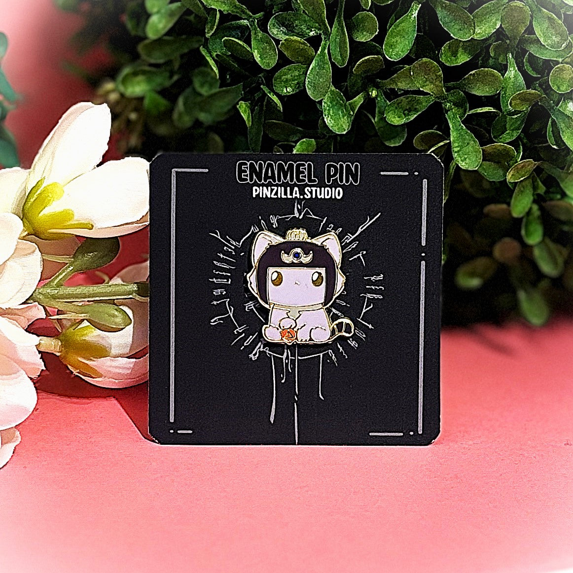 Shadowheart Cat BG3 Inspired Hard Enamel Pin