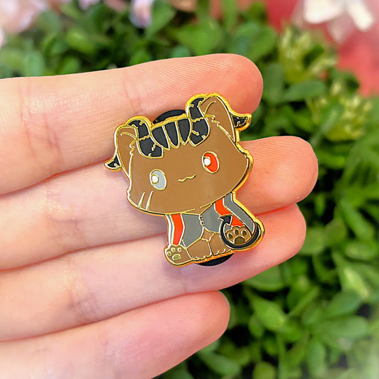 Wyll Baldur's Gate 3 Inspired Cat Hard Enamel Pin