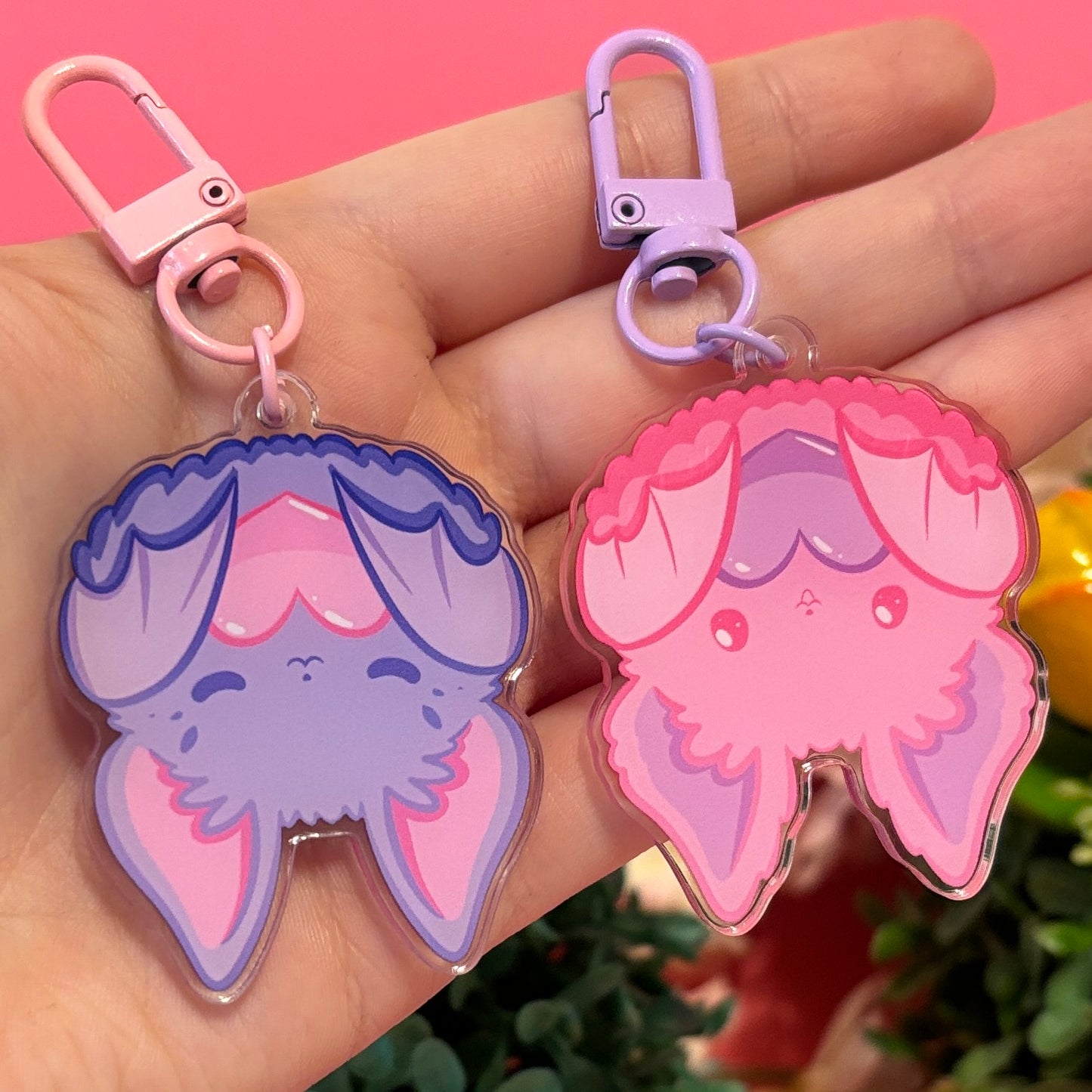 Adorable Bat Friends Keychains