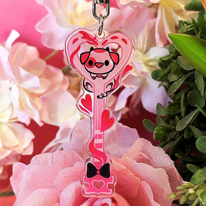 Angel Nugget Pig Key Devil Keychain