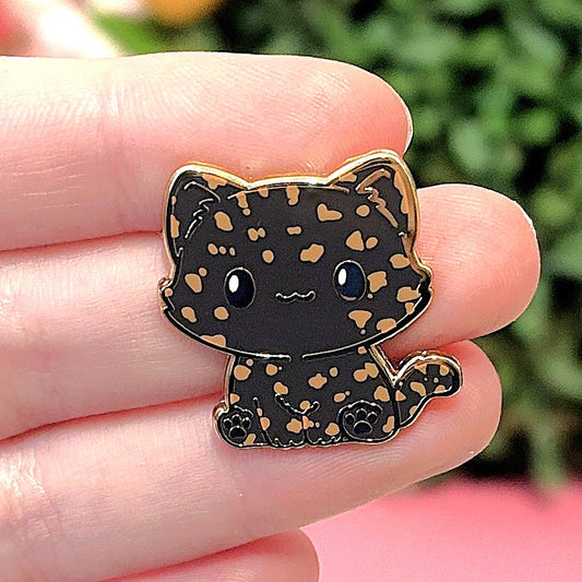 Charming Tortoiseshell Torbie Cat Pin – A Mosaic Of Feline Beauty! [More Colors and Breeds Available in My Shop]