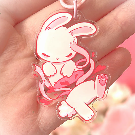 Love Bunny Light Gore Keychain – Whimsical With A Touch Of Wild!