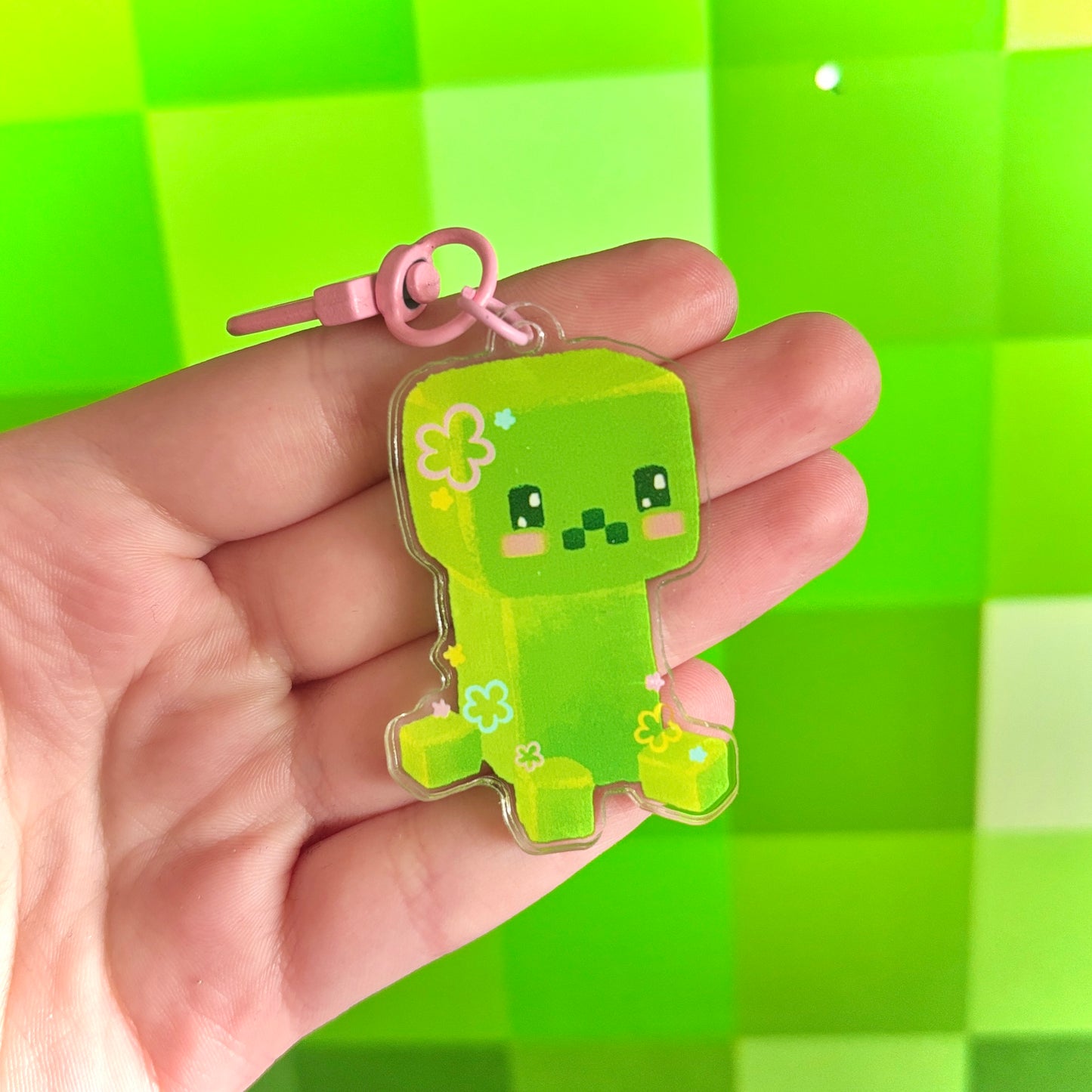 Cute Creeper Keychain – A Tiny Boom of Cuteness!