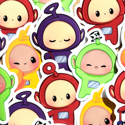 TELETUBIES Transparent Vinyl Stickers