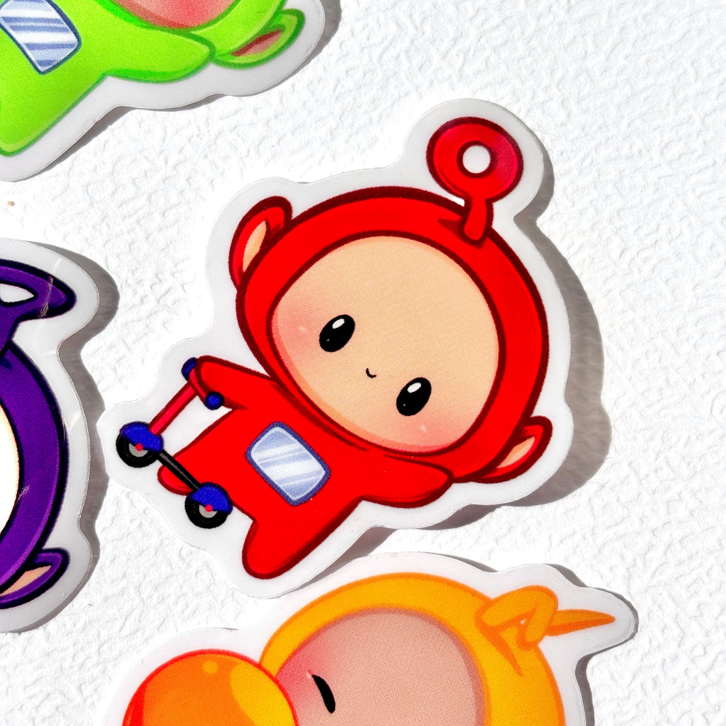 TELETUBIES Transparent Vinyl Stickers