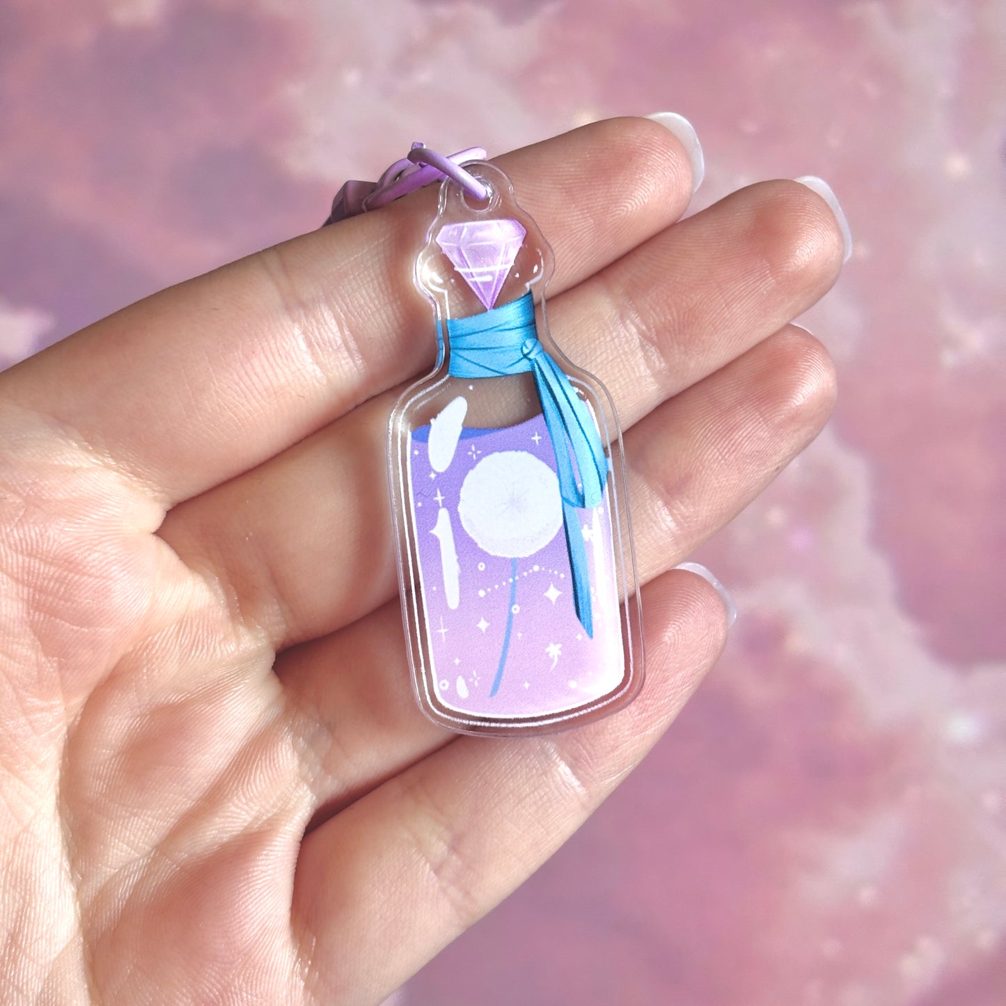 Dandelion Potion Keychain – A Touch of Magic in Your Pocket!