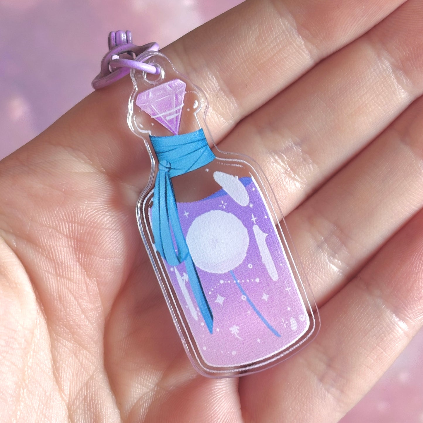 Dandelion Potion Keychain – A Touch of Magic in Your Pocket!