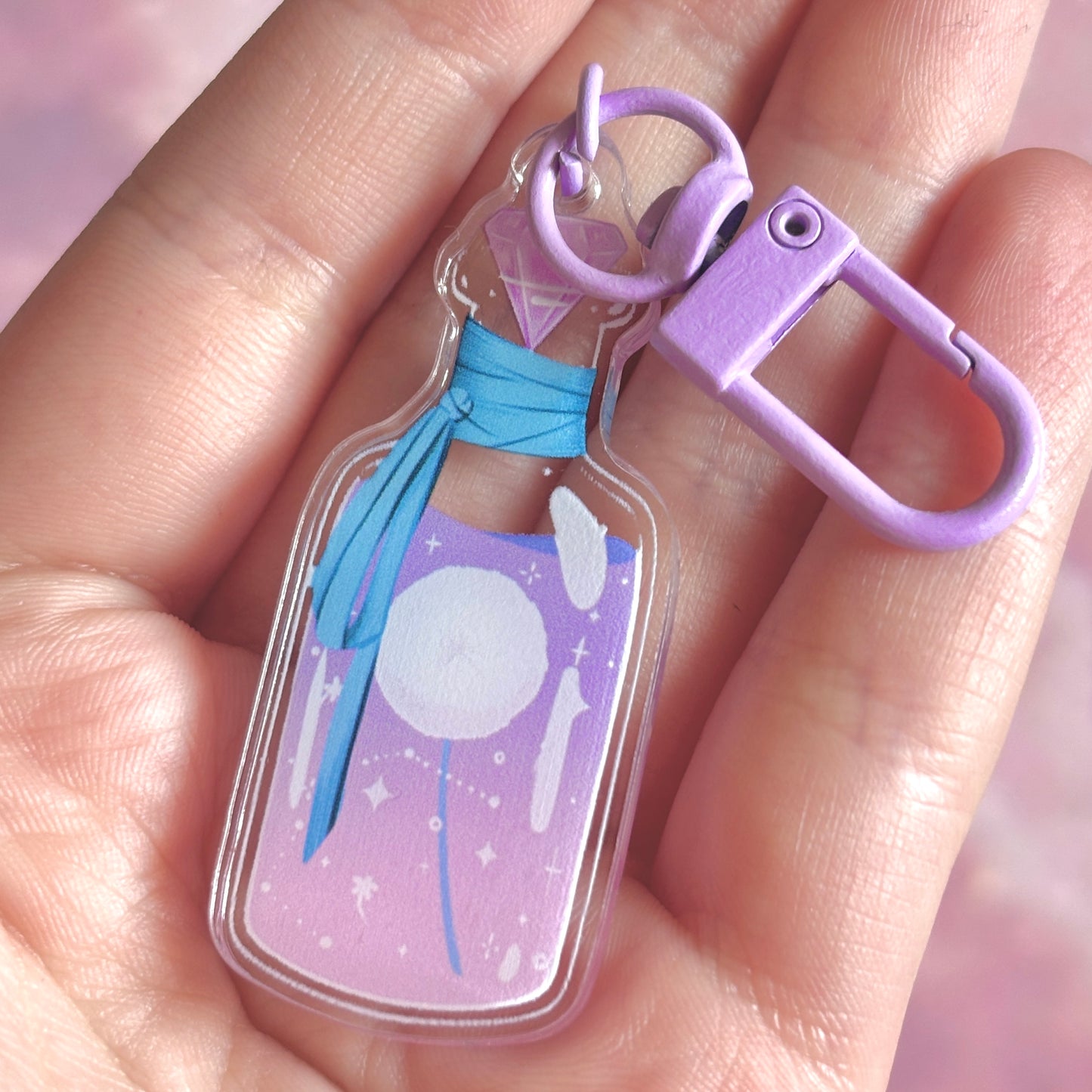 Dandelion Potion Keychain – A Touch of Magic in Your Pocket!